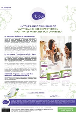 Organyc | Gamme Pharmacie Fuites Urinaires