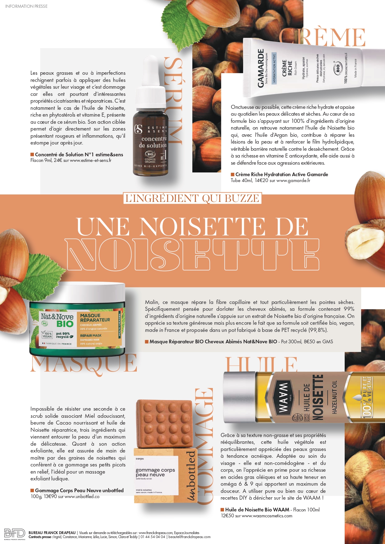 Newsletter | L’ingrédient qui buzze : la Noisette