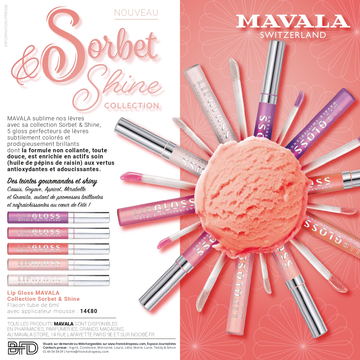 Mavala | Lipgloss Sorbet&Shine
