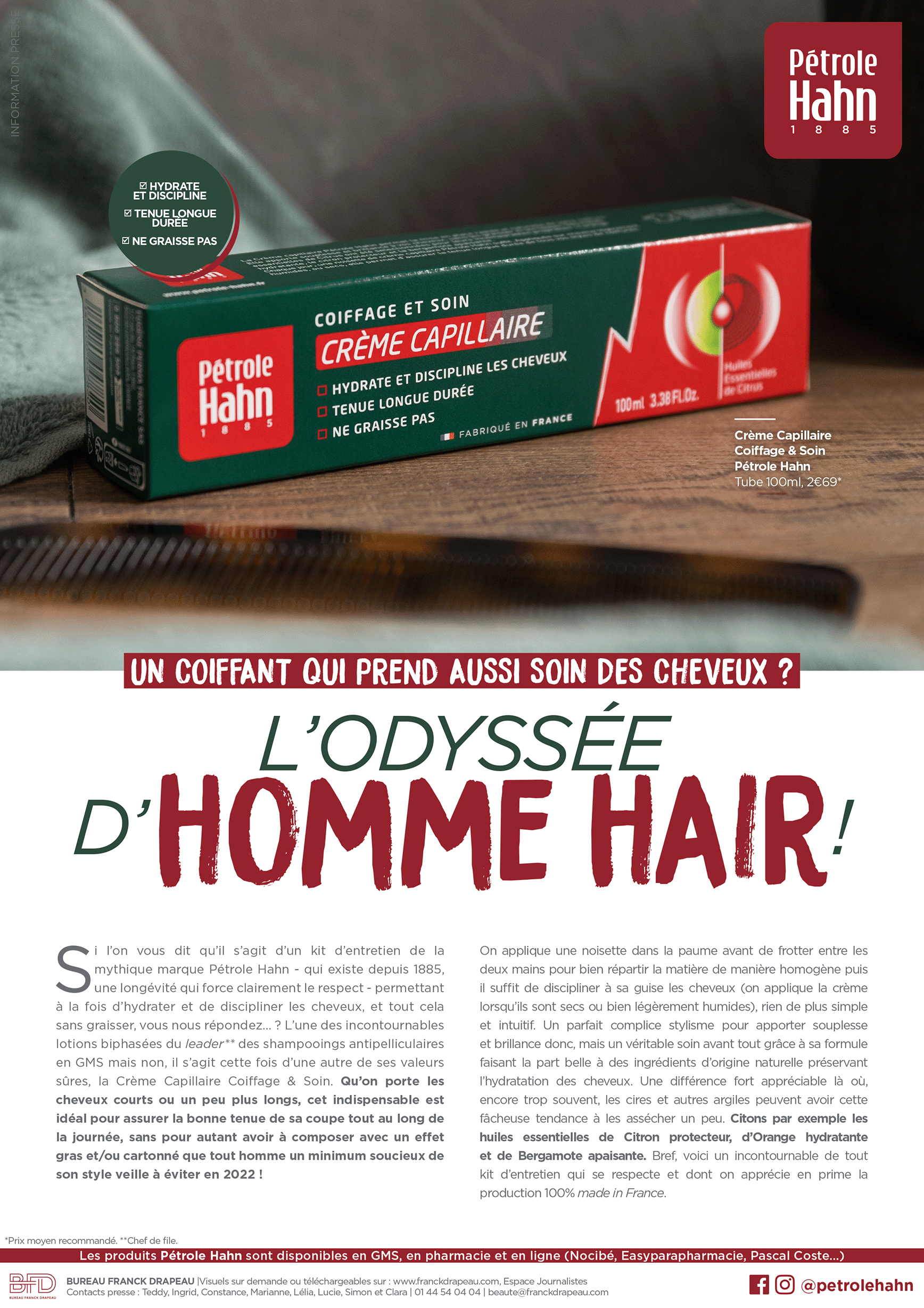 Petrole Hahn | Crème Coiffage & Soin