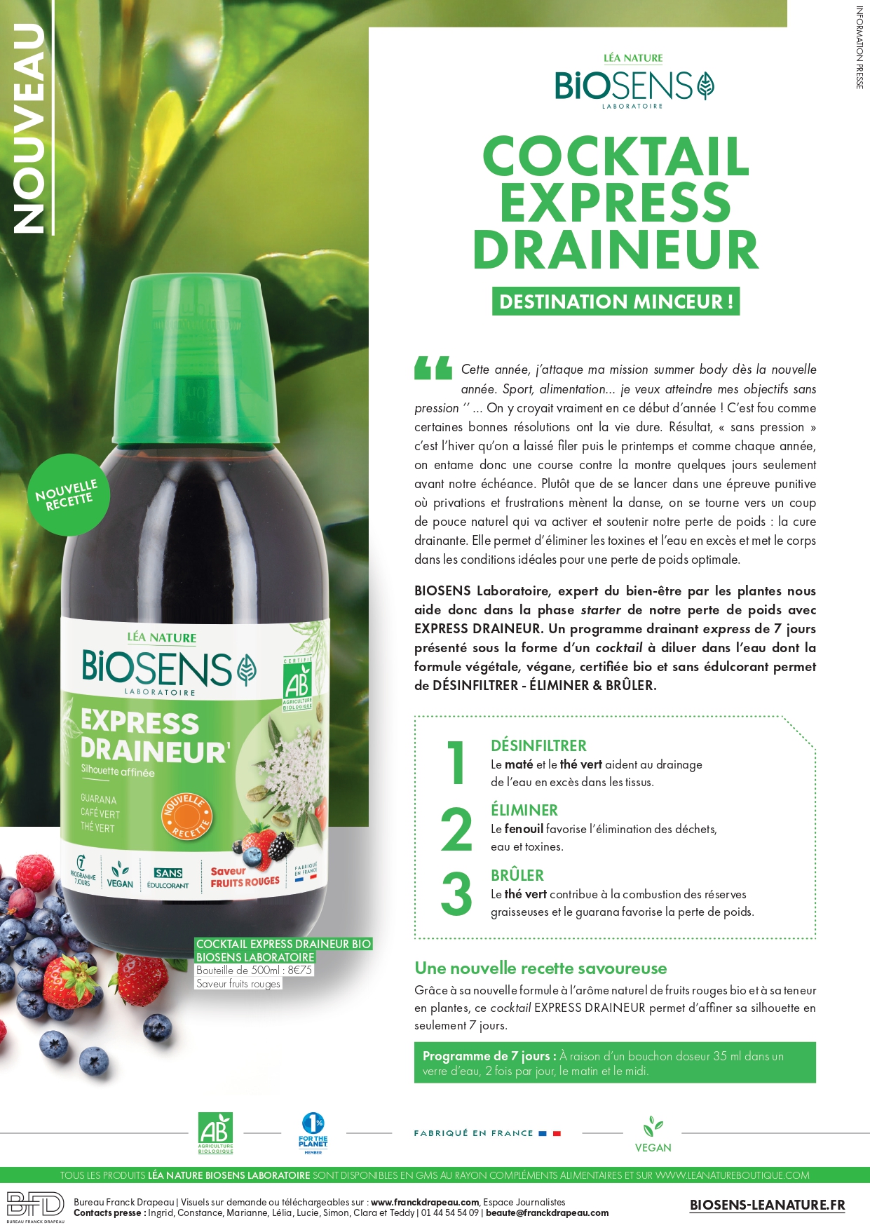 Biosens Laboratoire | Express Draineur