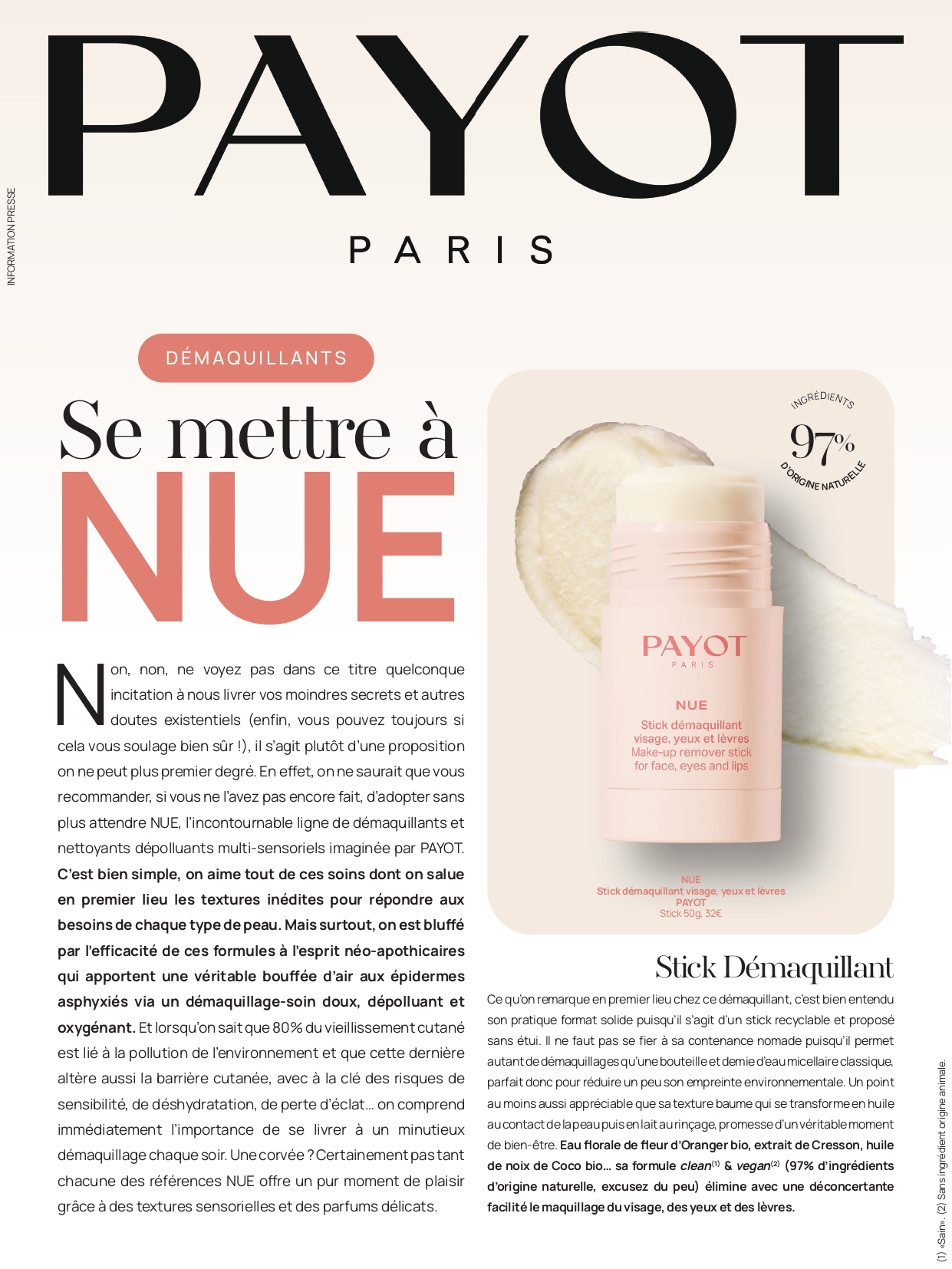 Payot | Gamme NUE