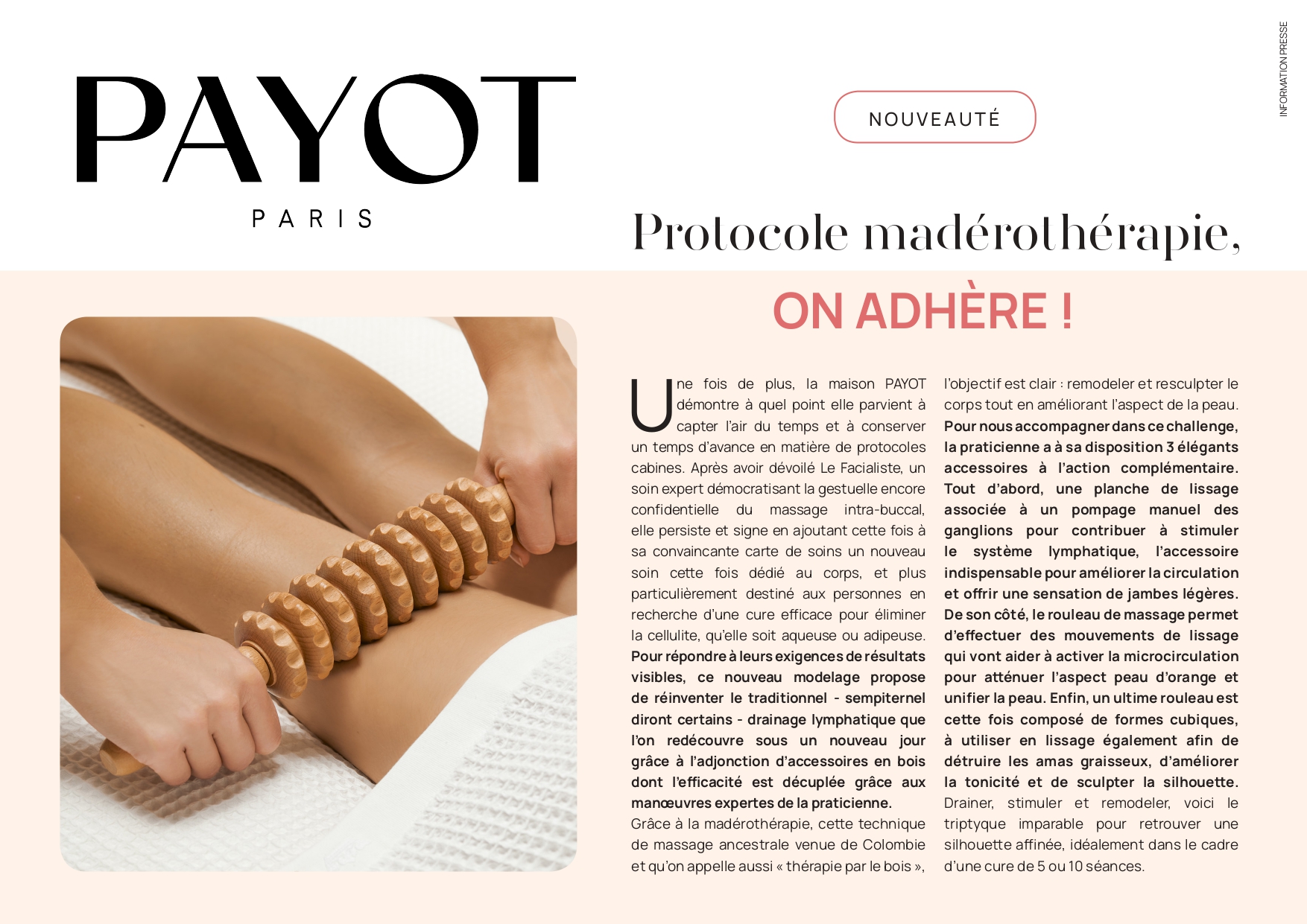 Payot | Protocole Madérothérapie