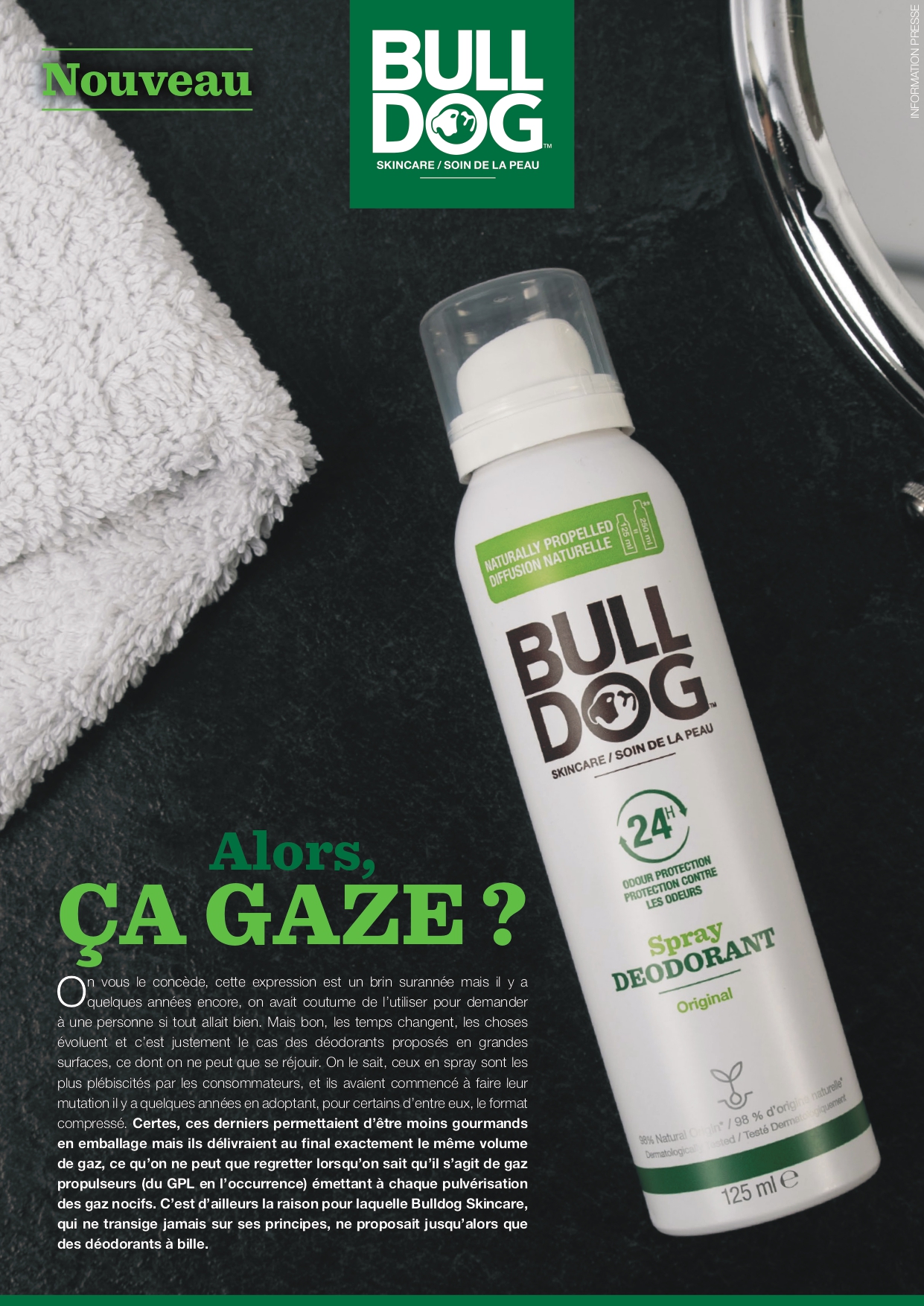 Bulldog skincare | Nouveautés Déodorants