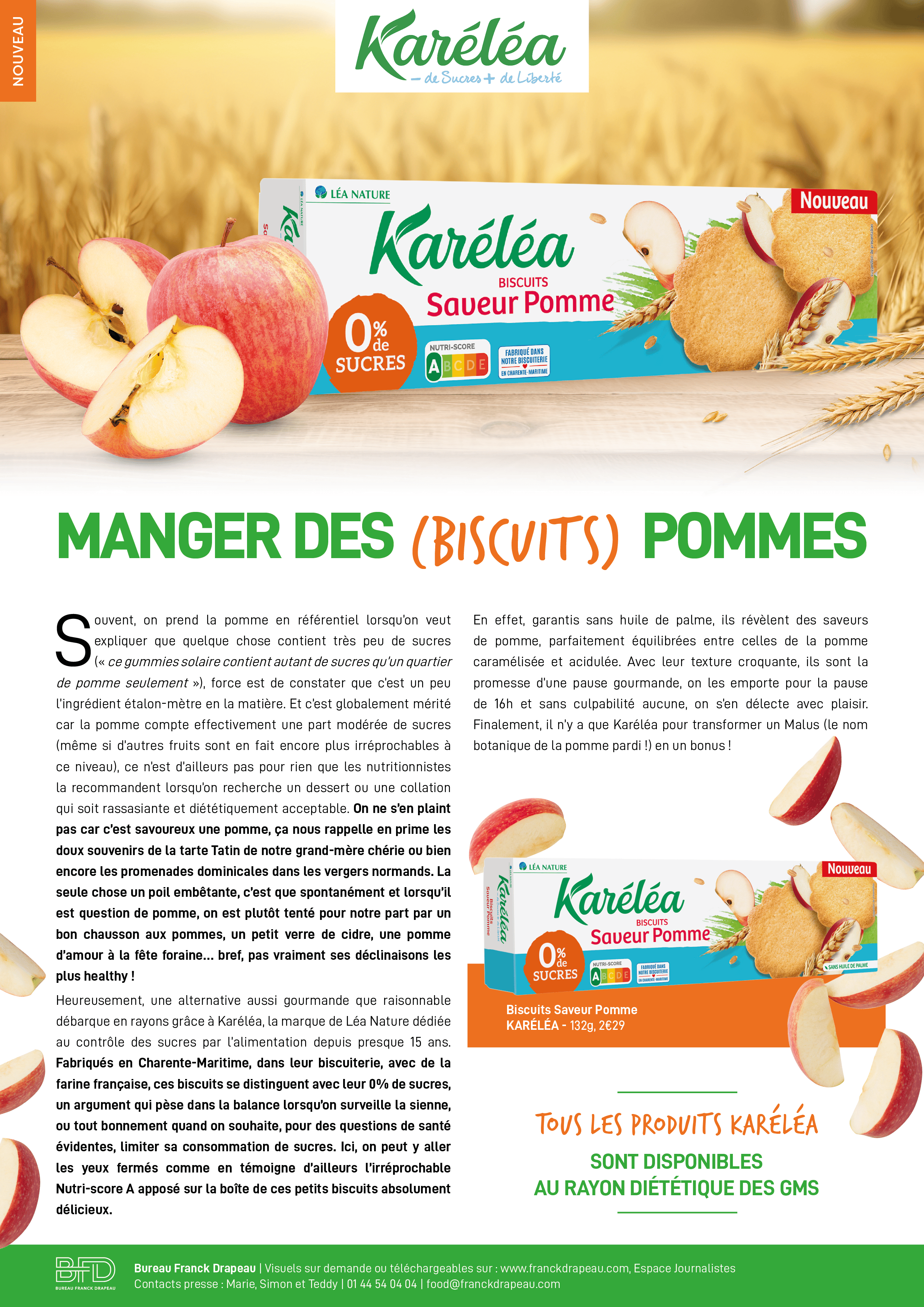 Karéléa | Biscuit Pomme