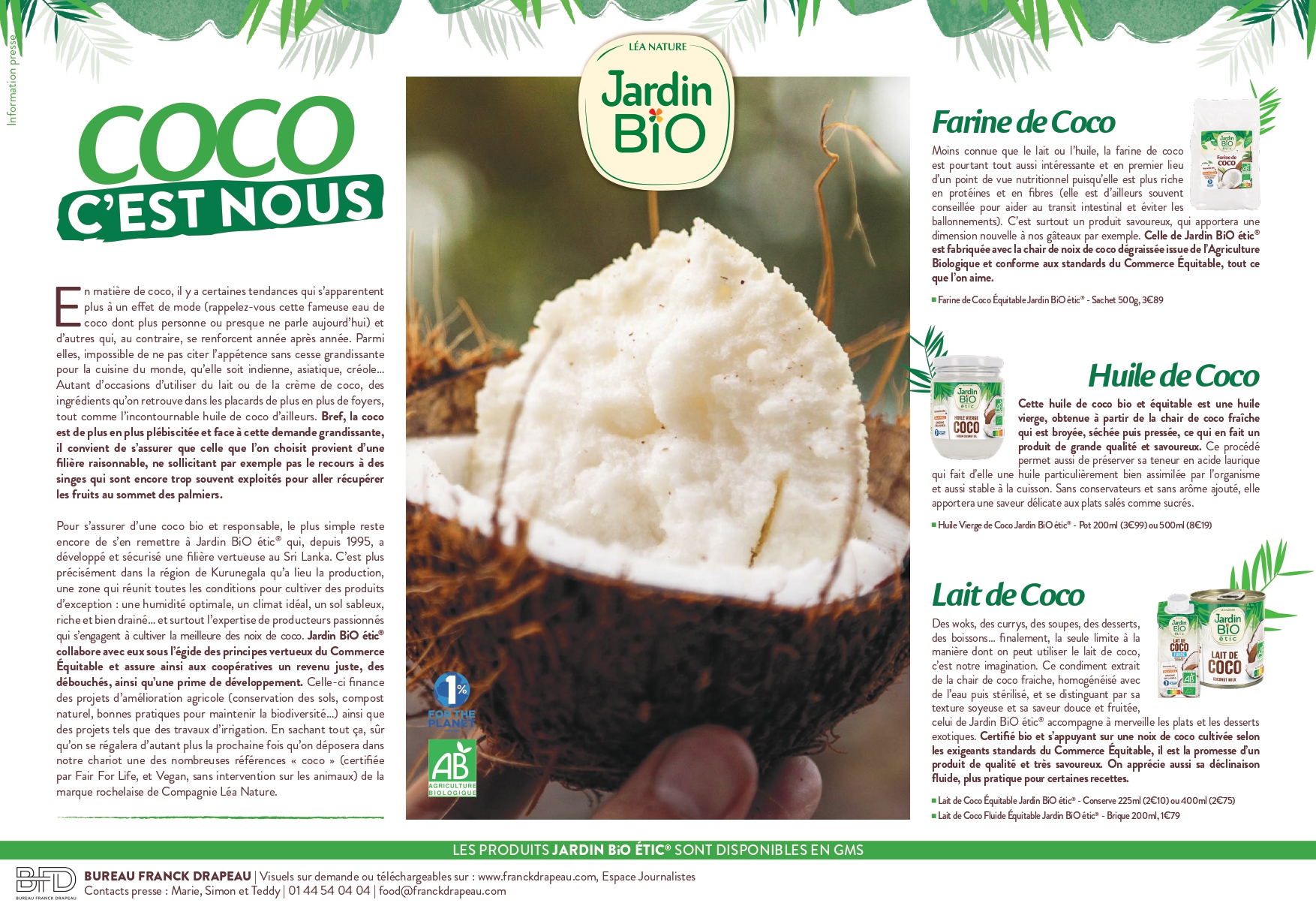 Jardin BiO étic | Aides culinaires Coco