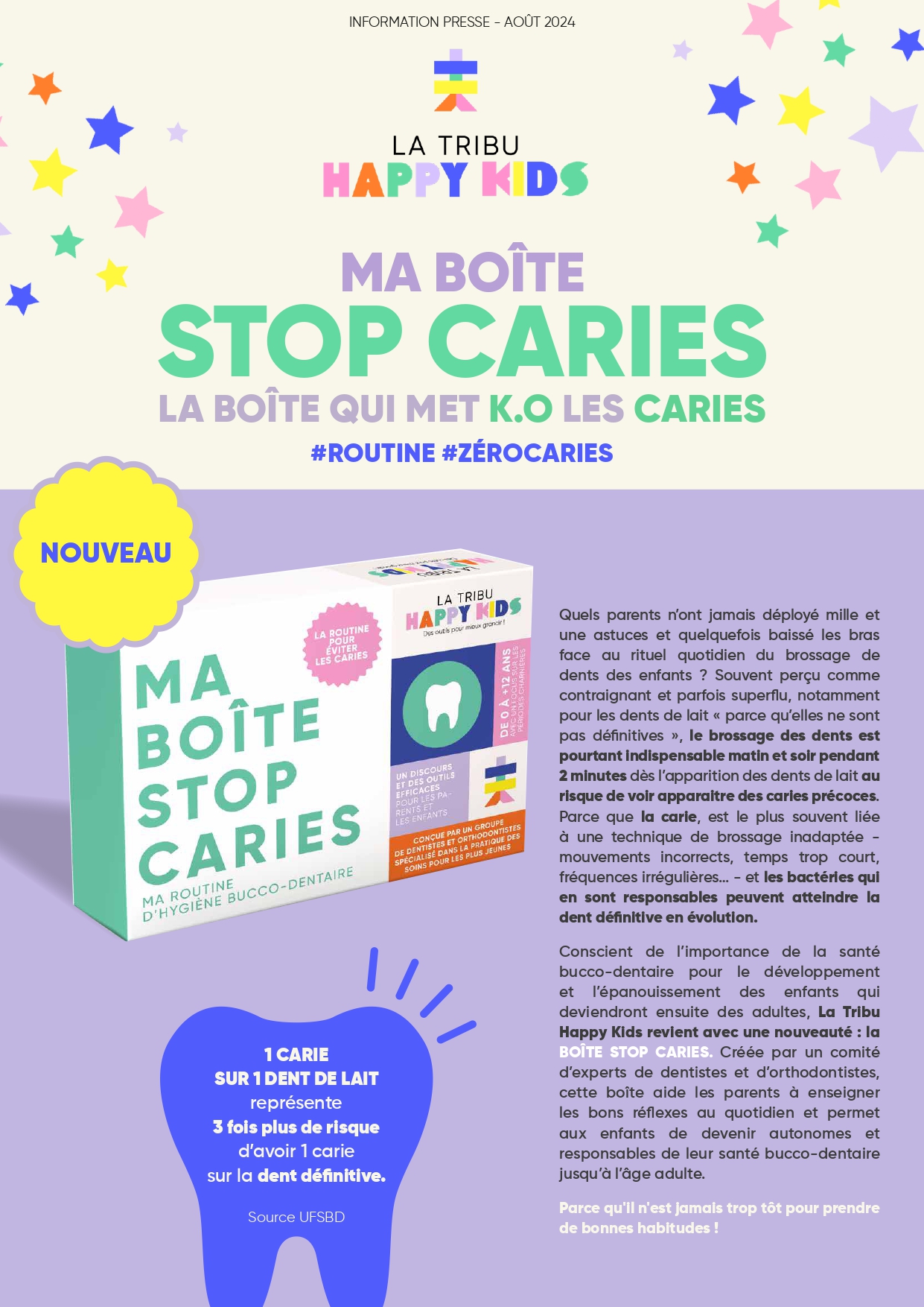 LA TRIBU HAPPY KIDS | Boîte Stop Caries