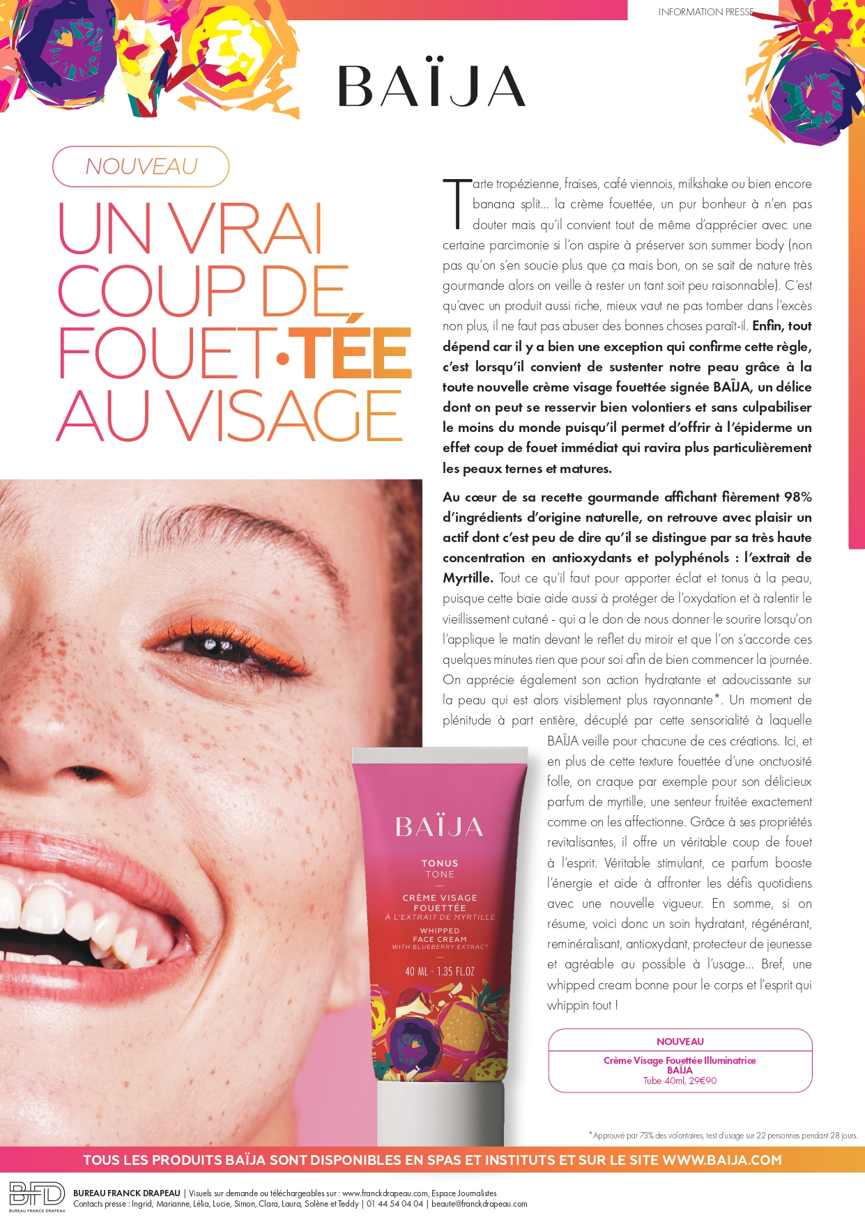 Baija | Crème Fouettée Visage Tonus