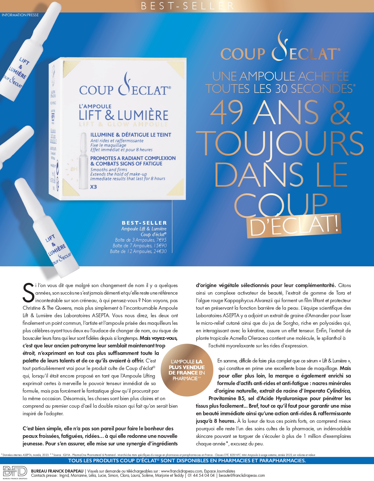 Coup d’Eclat | Best-Seller Ampoules