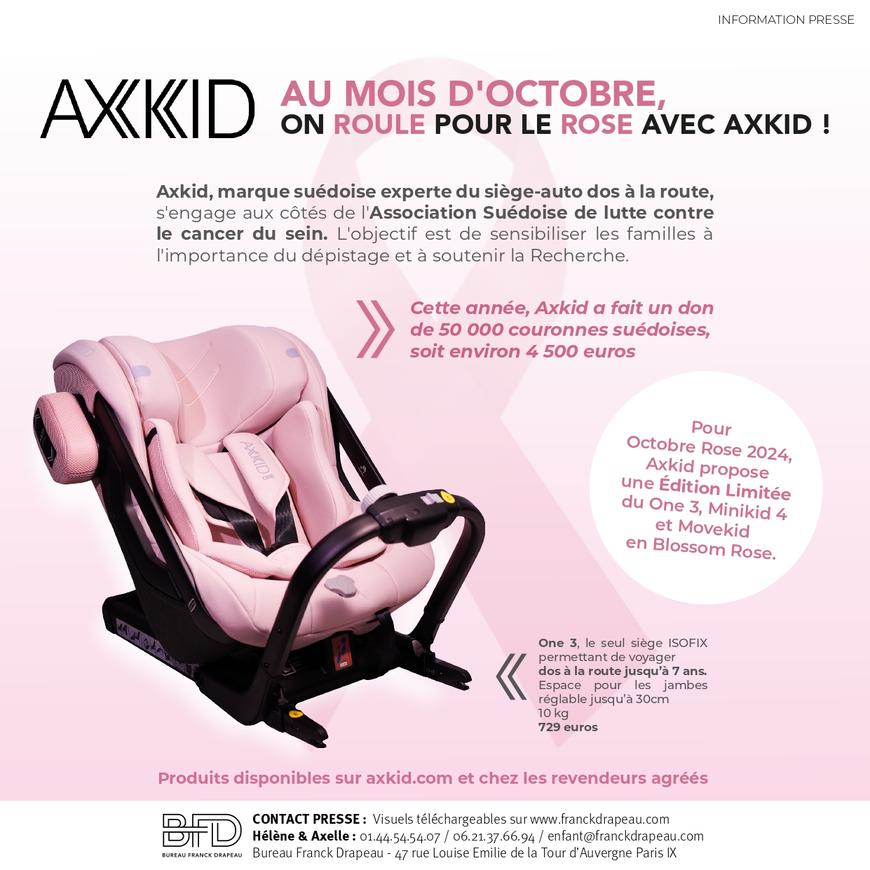 Axkid | One3 Octobre Rose