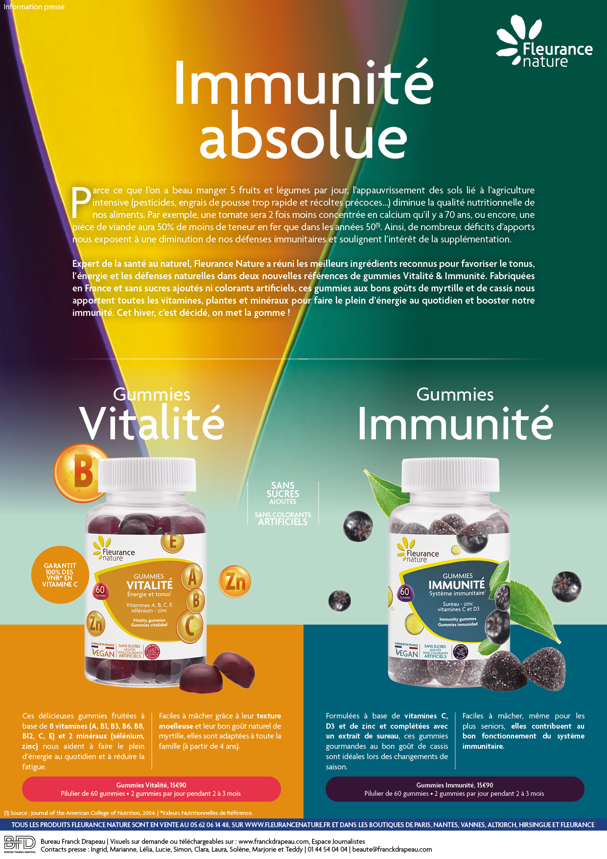 Fleurance Nature | Gummies vitalité et immunité