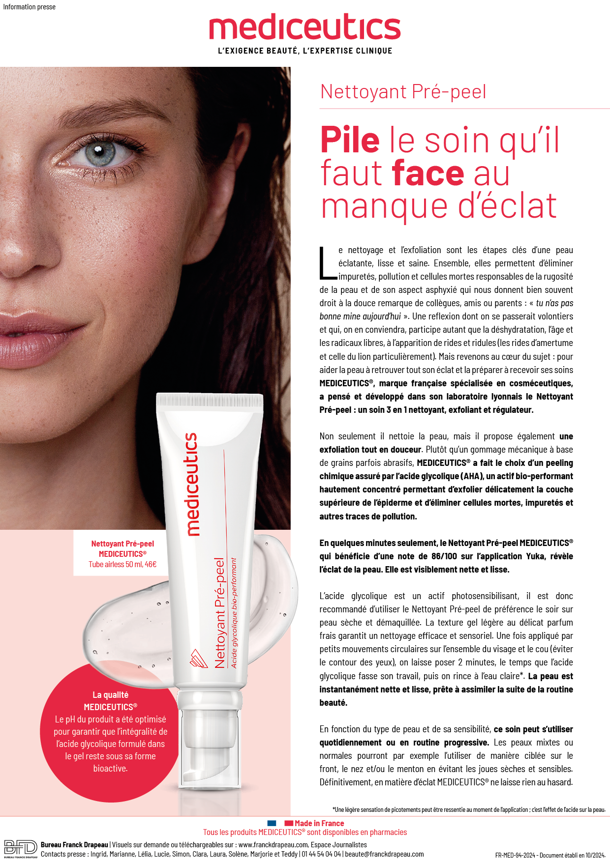 MEDICEUTICS | Nettoyant Pré-Peel