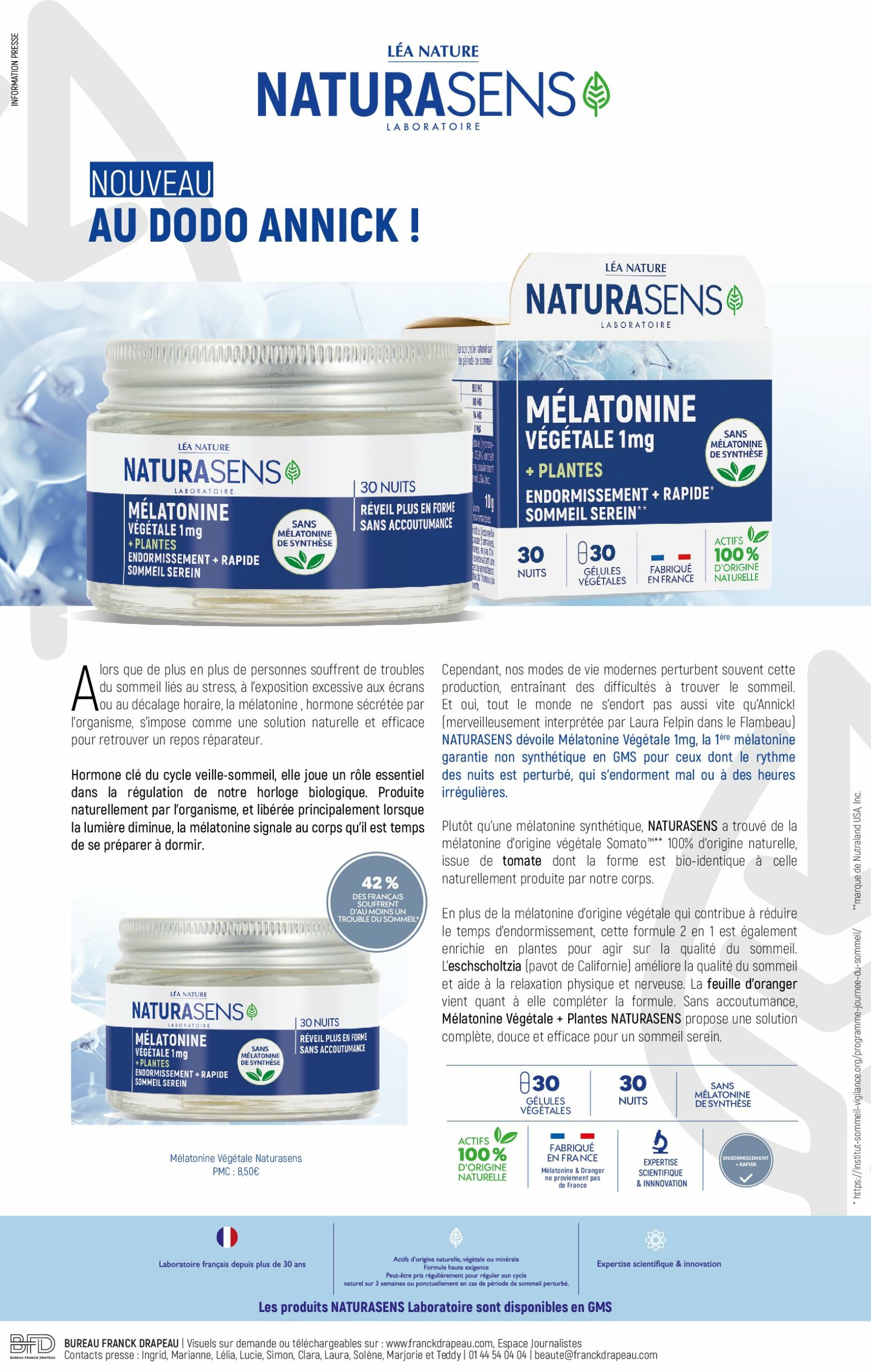 NATURASENS I Mélatonine