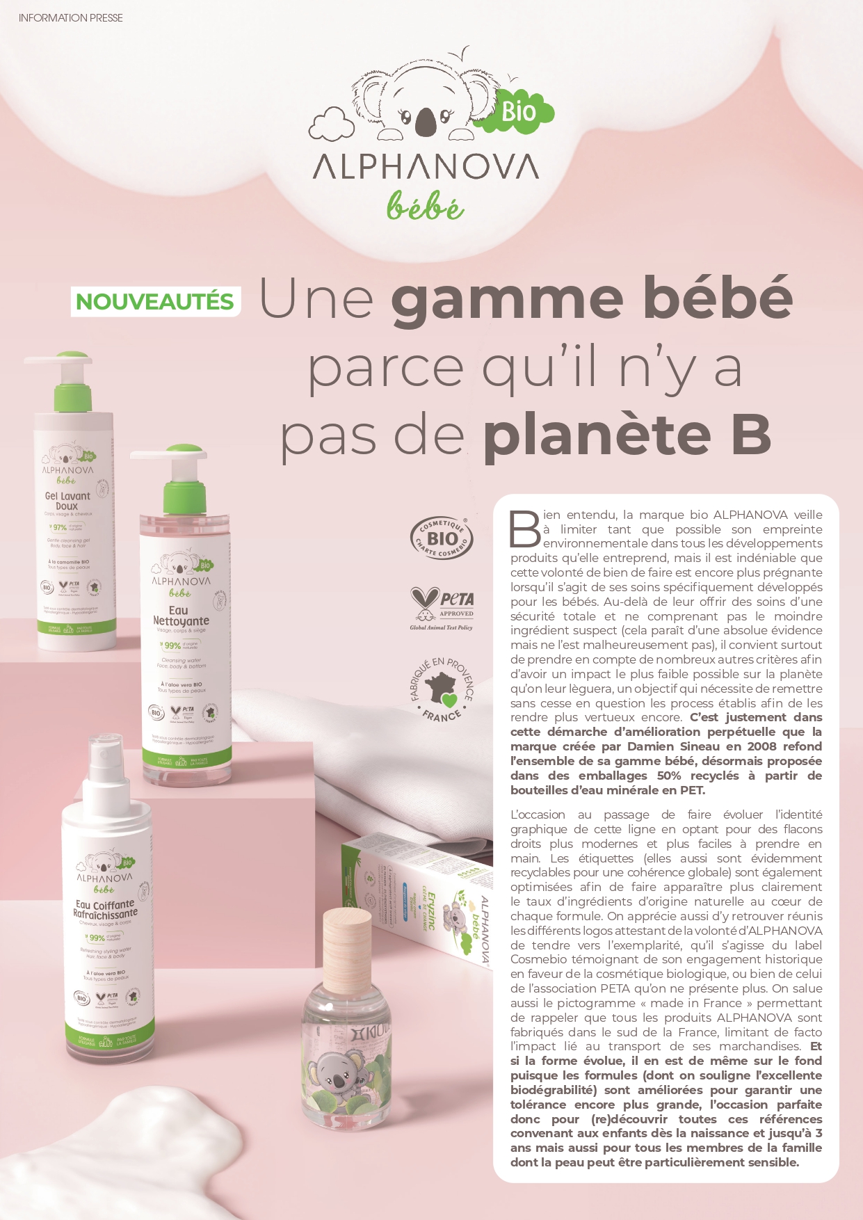 Alphanova | Nouveautés Bébé