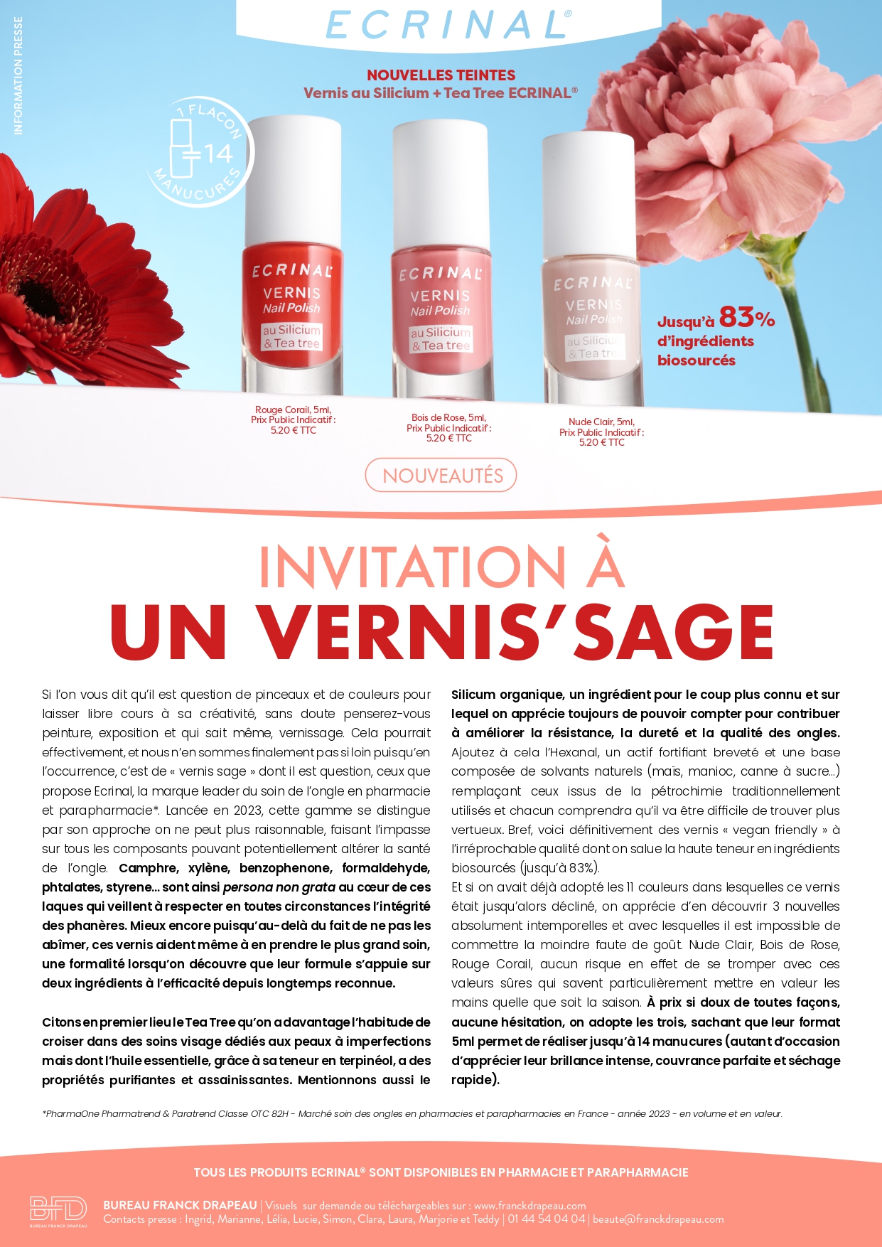 Ecrinal | Nouveaux Vernis