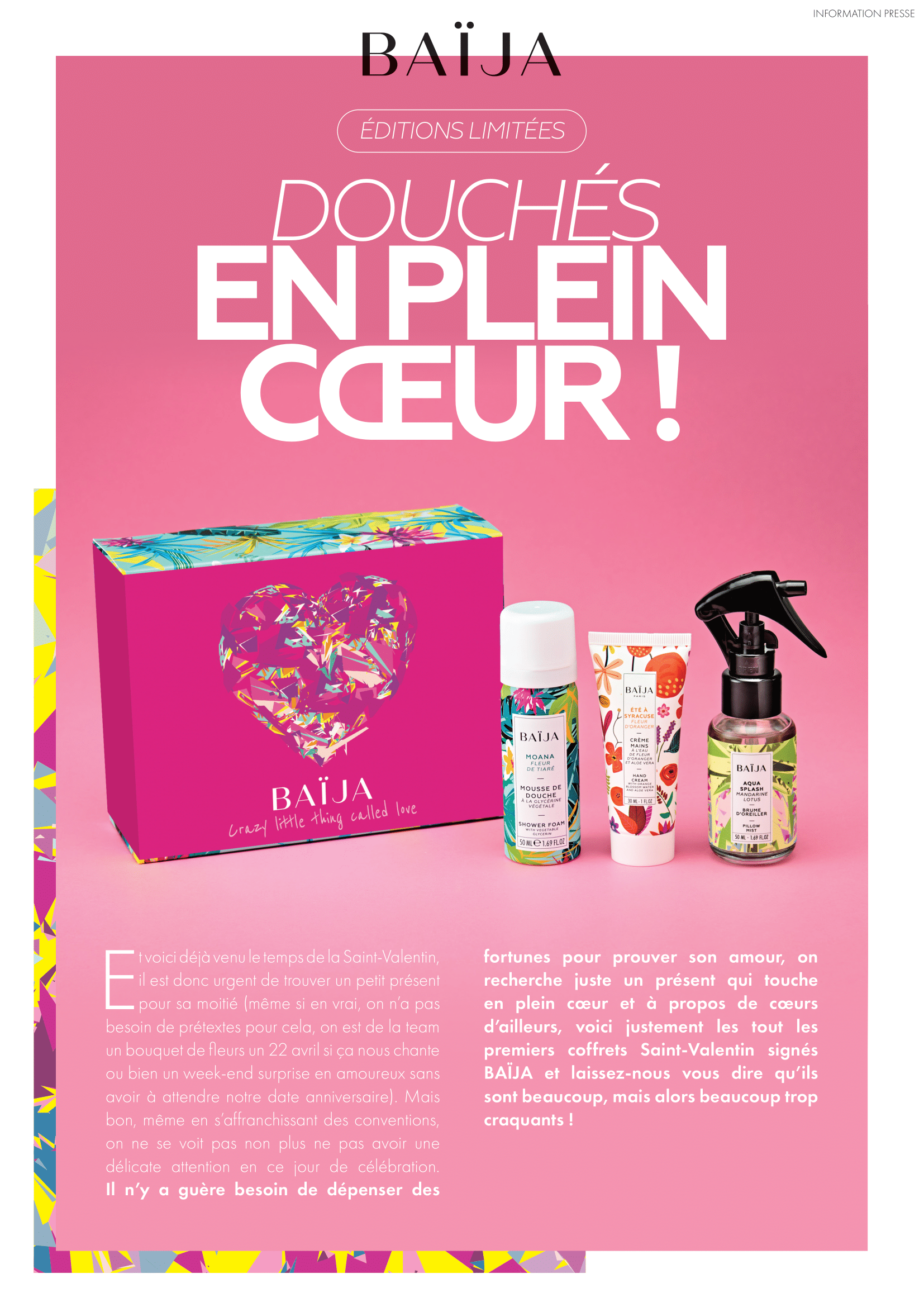 Baija | Coffrets Saint-Valentin