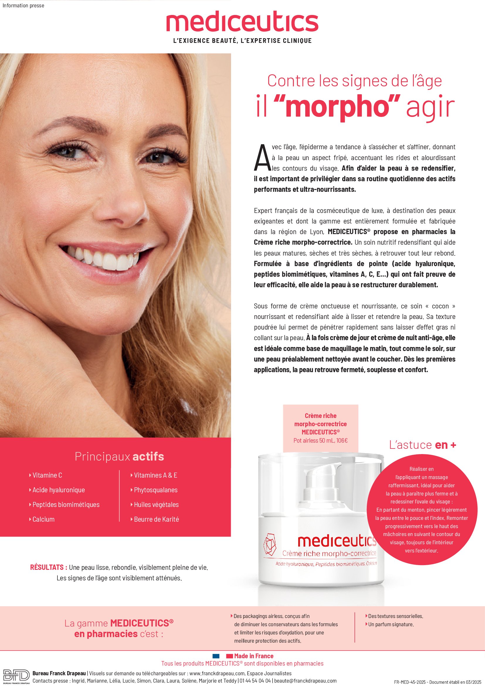 MEDICEUTICS | Crème Riche Morpho Correctrice