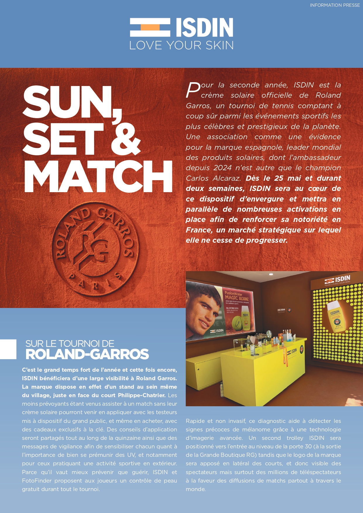 Isdin | x Roland Garros