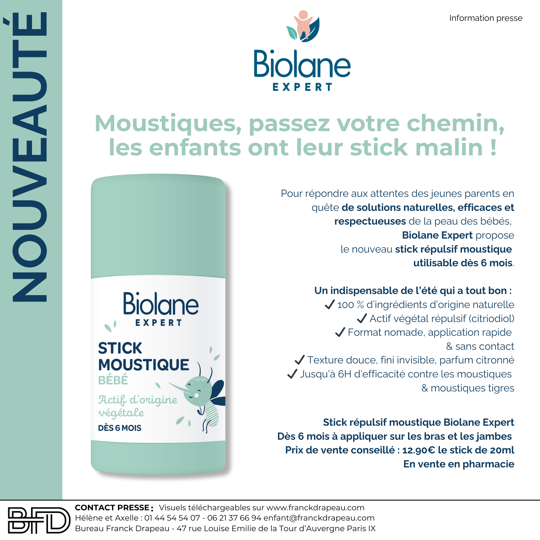 Biolane Expert | News Stick répulsif moustique