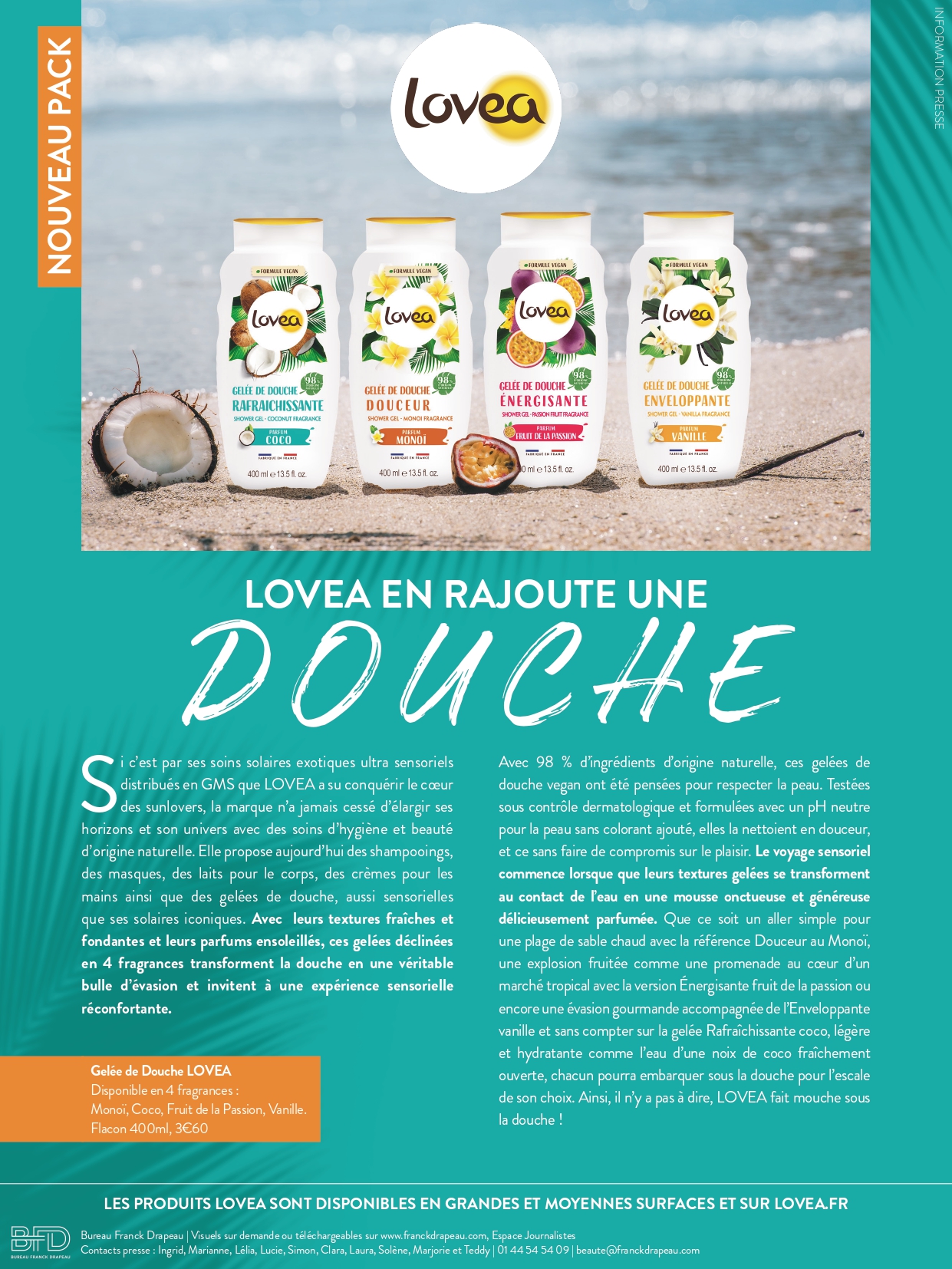 Lovea l Gelée de Douche