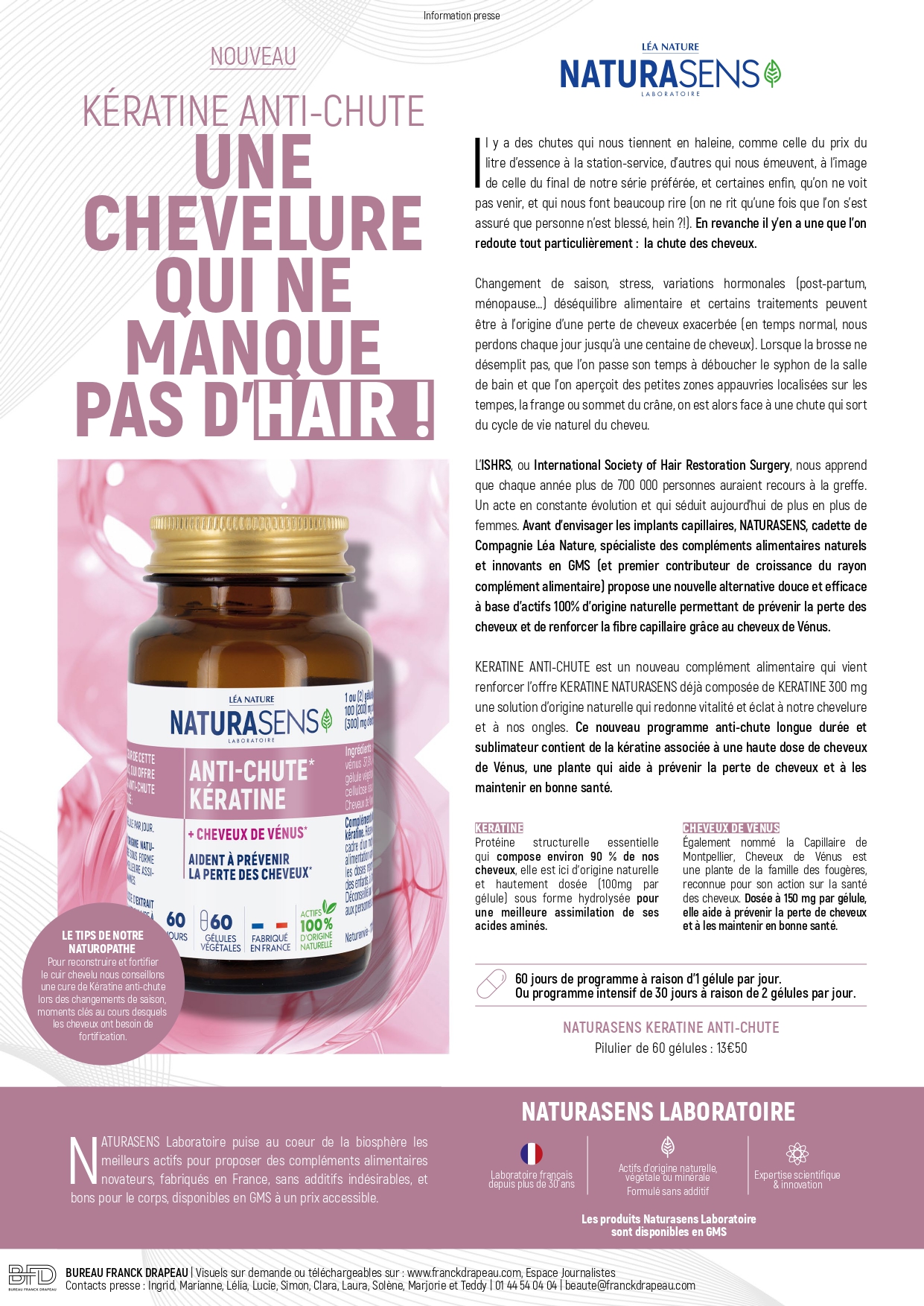 NATURASENS I KÉRATINE ANTI-CHUTE