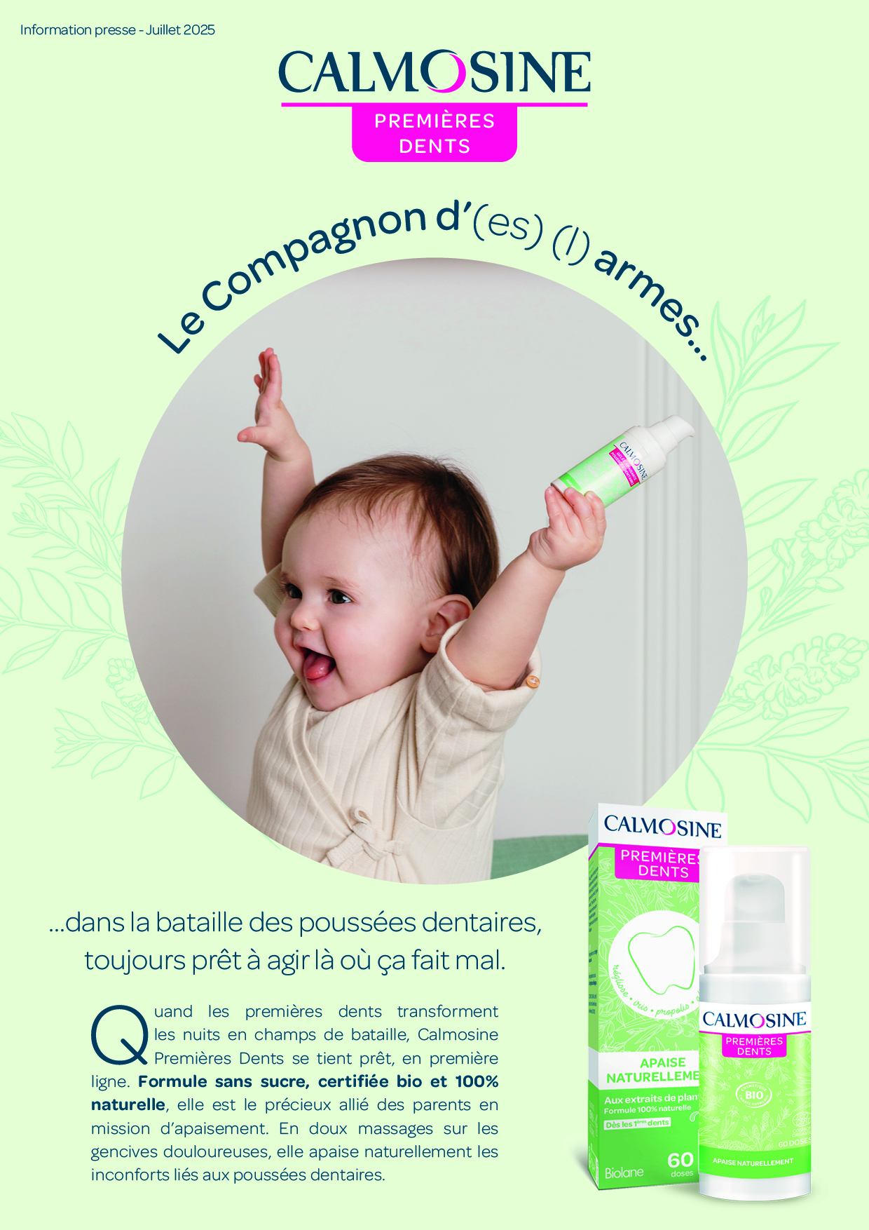 CALMOSINE | Premières Dents