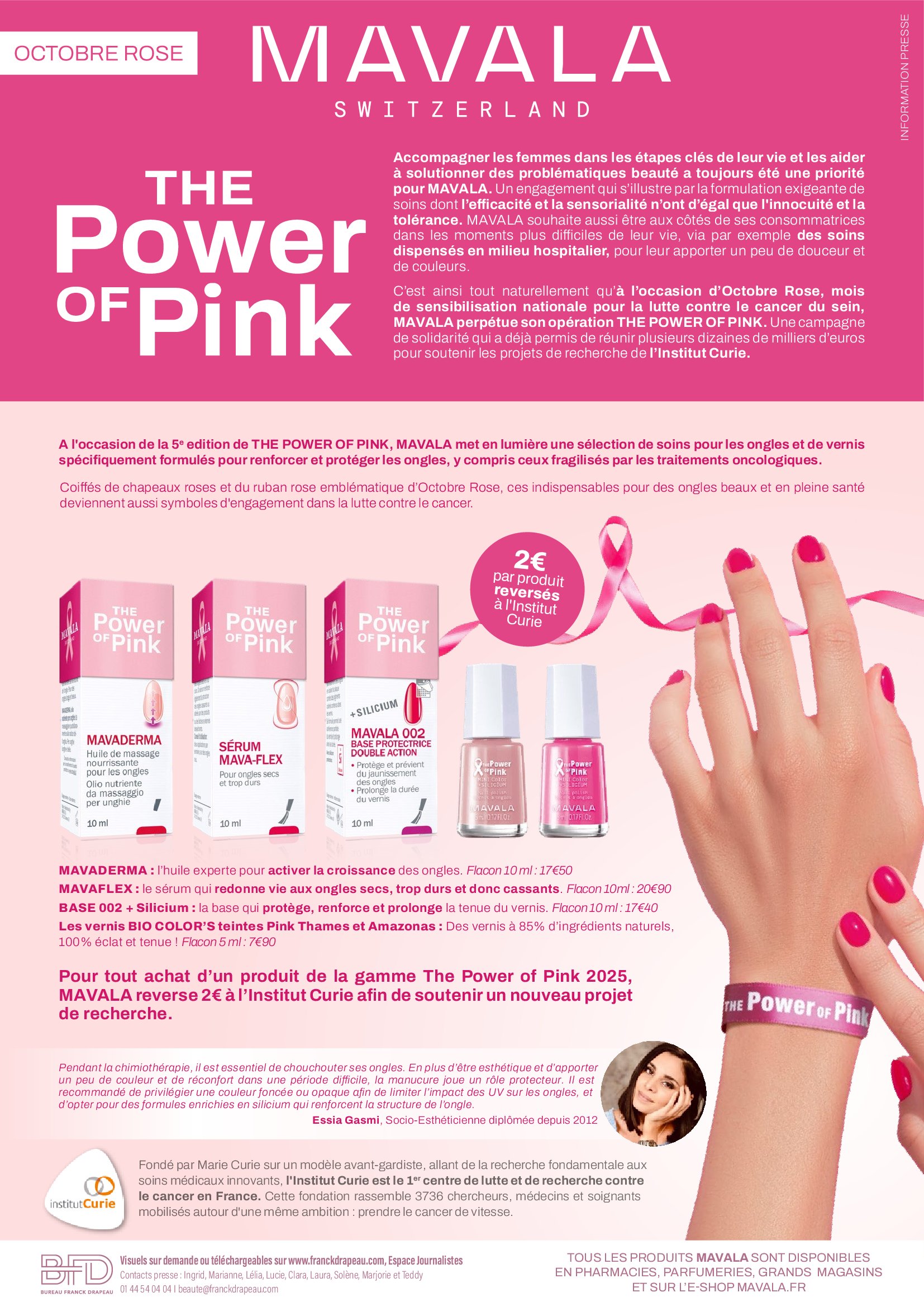Mavala | The Power of Pink