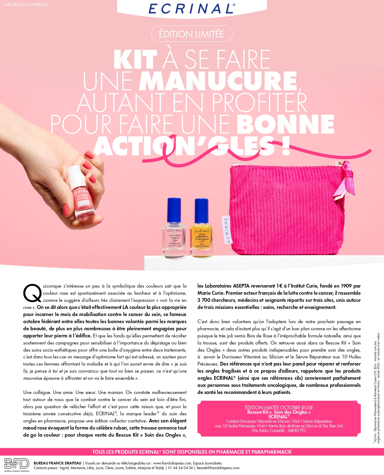 Ecrinal | Octobre Rose