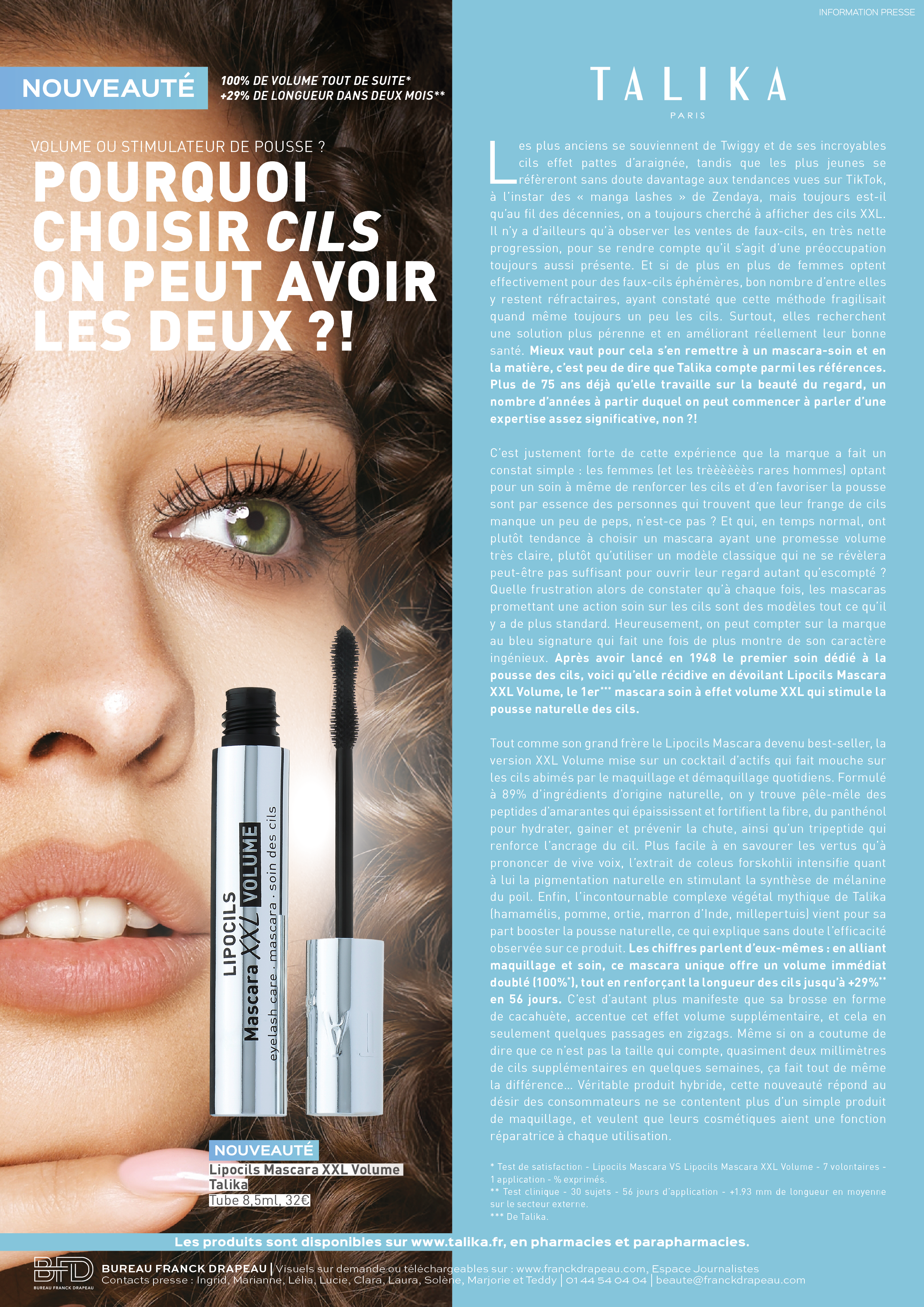 Talika | Lipocils Mascara XXL Volume