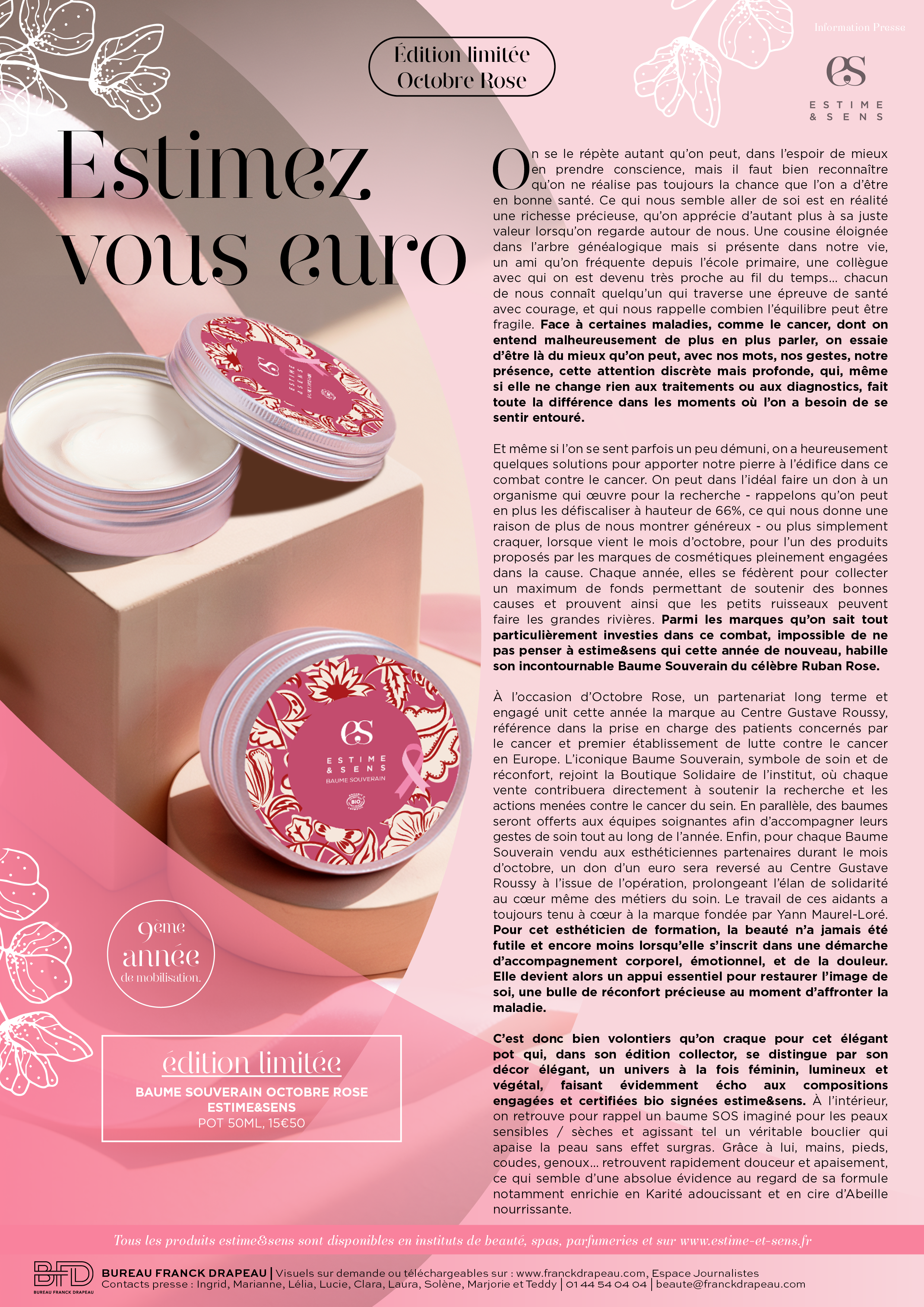Estime & Sens | Octobre Rose 2025