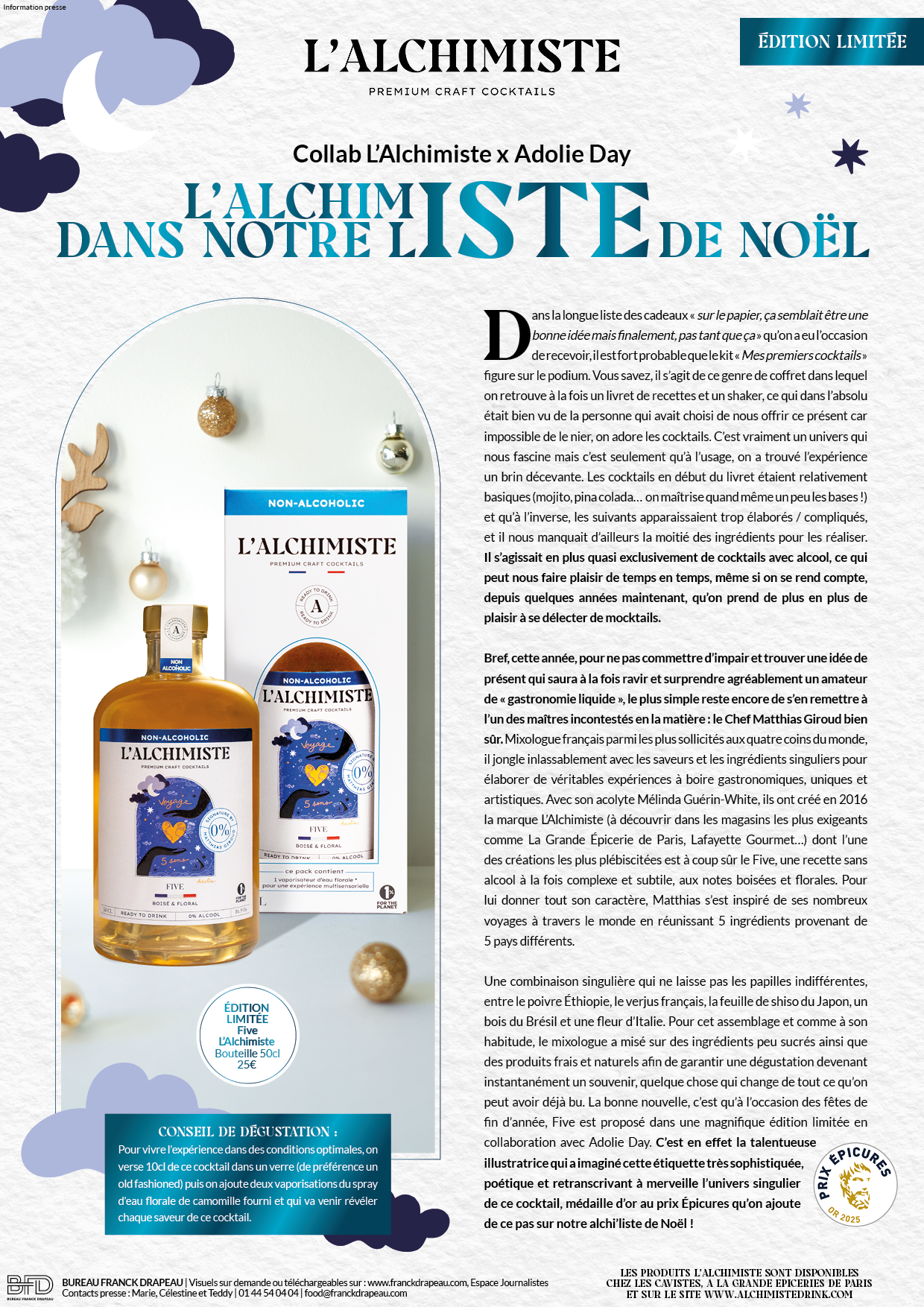 L’Alchimiste l Edition Limitée Noël