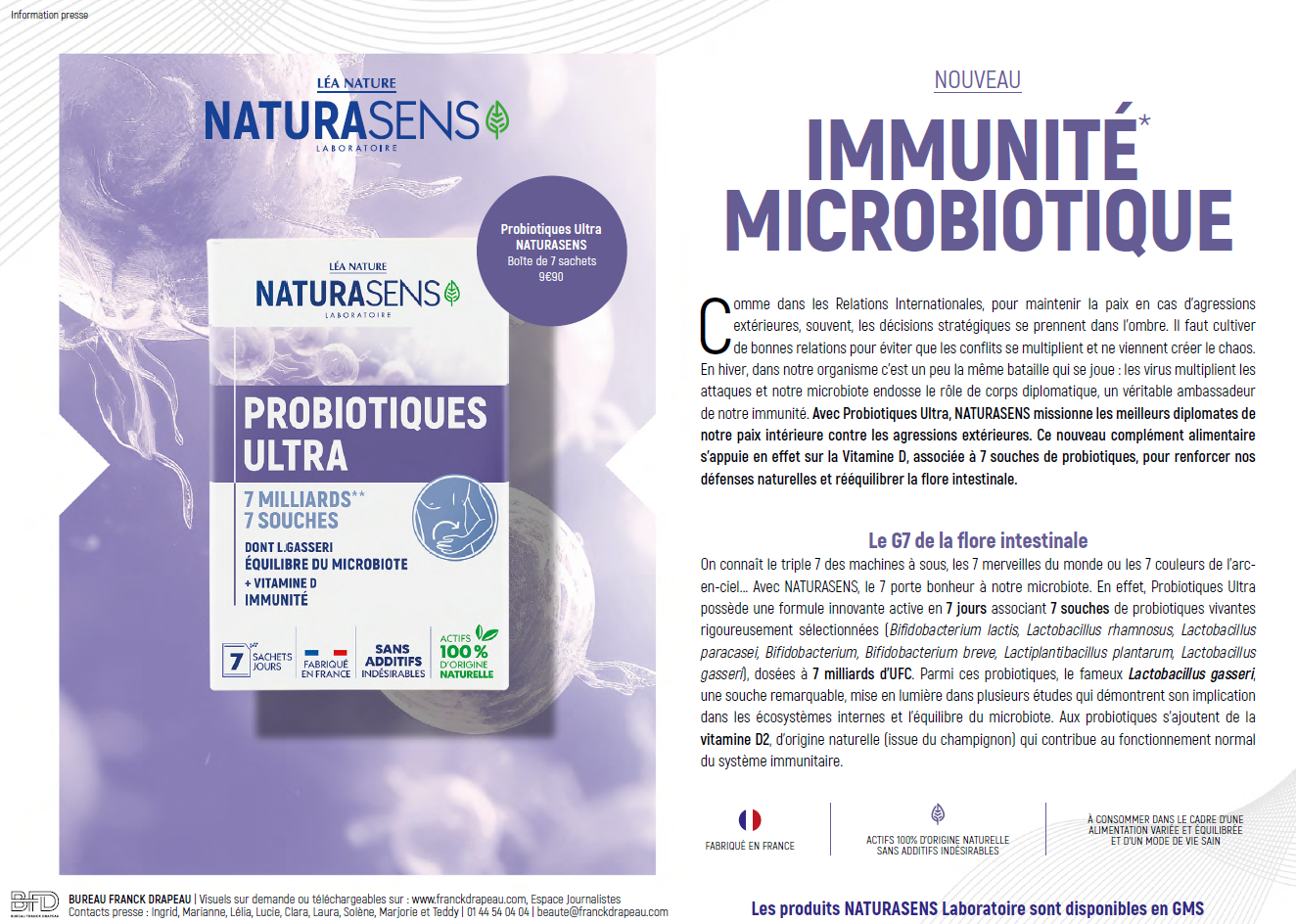 NATURASENS I PROBIOTIQUES ULTRA