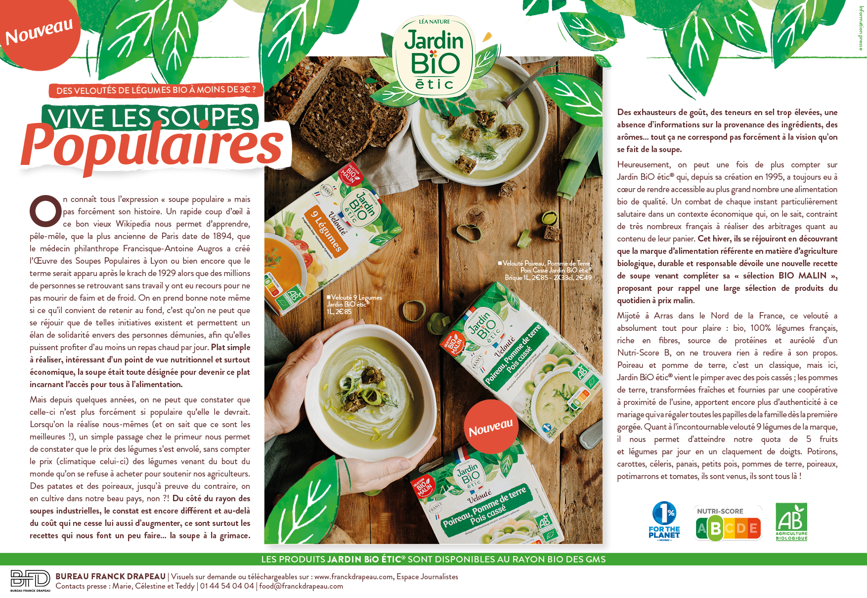 Jardin BiO étic | Soupes