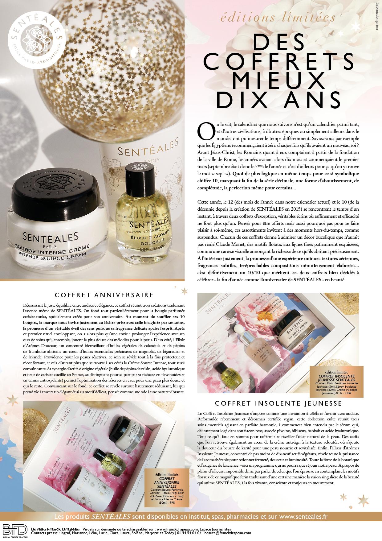 Sentéales | Coffrets Noël