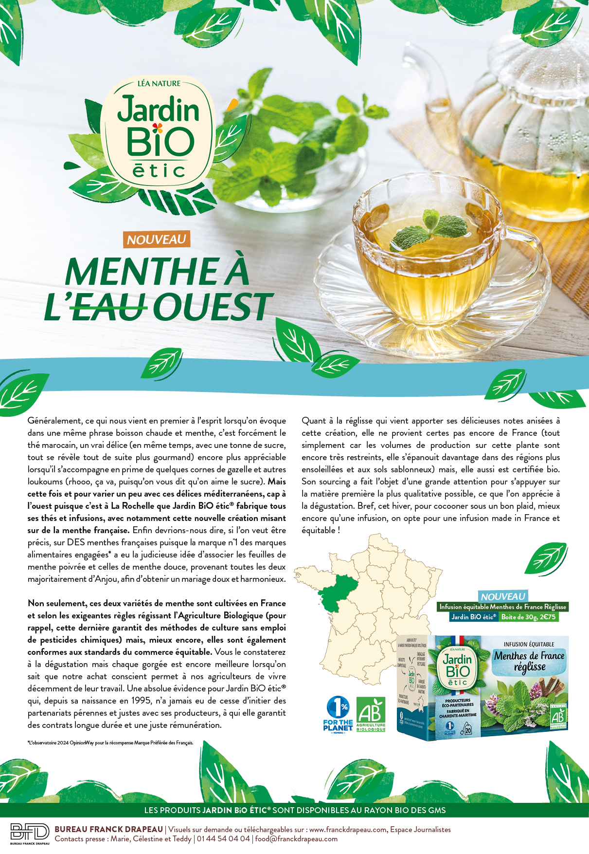 Jardin BiO étic | Infusion Menthe Réglisse