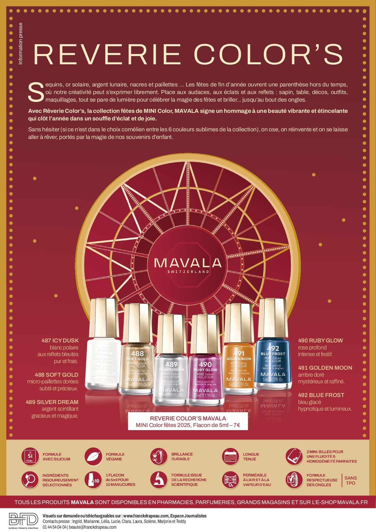 Mavala | Collection Rêverie Color’s fêtes