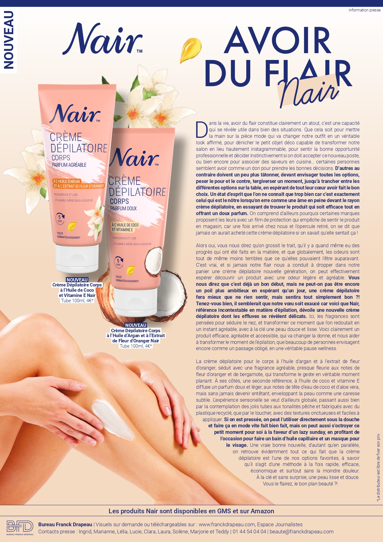 NAIR | Crème Dépilatoire