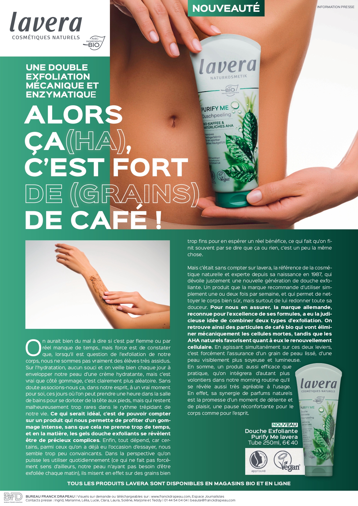 Lavera l Douche Exfoliante Purify Me