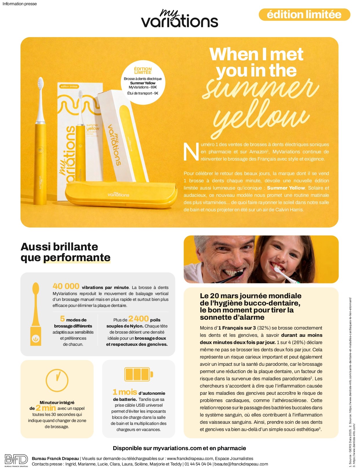 My Variations | Édition Limitée Summer Yellow