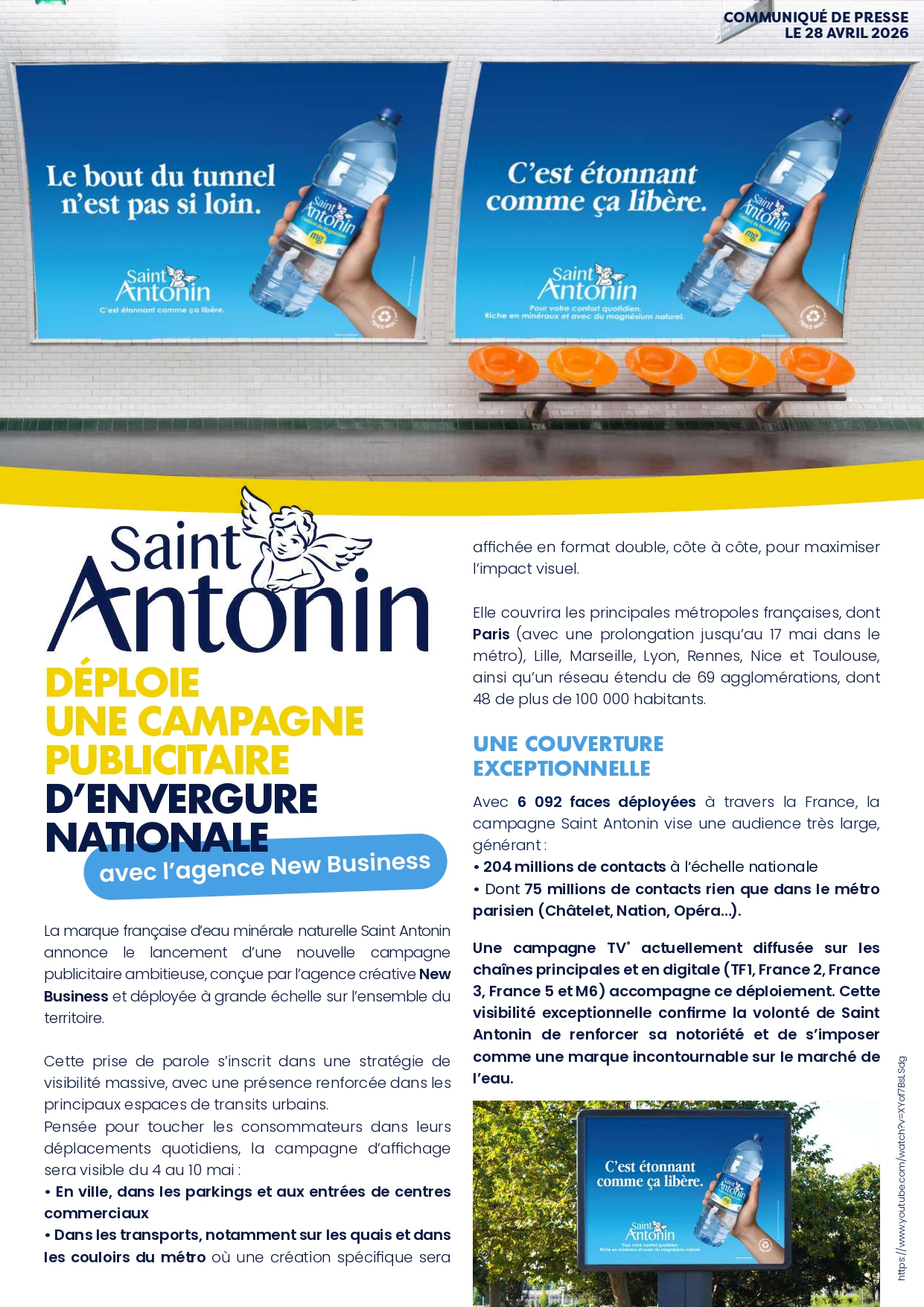 SAINT ANTONIN | Campagne Publicitaire