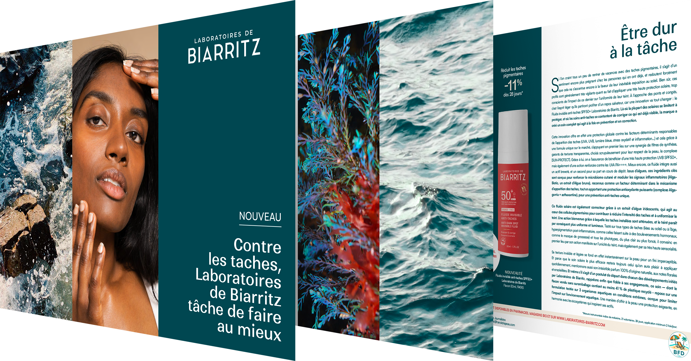 Laboratoires de Biarritz – Fluide invisible anti-taches SPF50+
