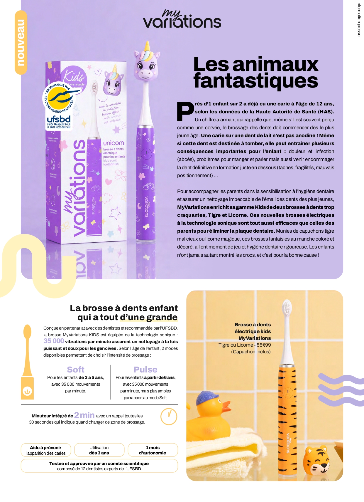 My Variations | KIDS – Tigre & Licorne