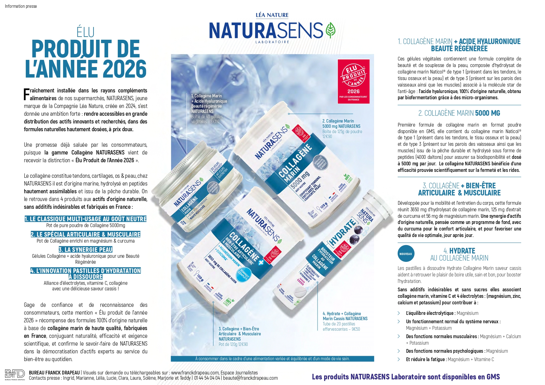 NATURASENS I Elu Produit de l&rsquo;année
