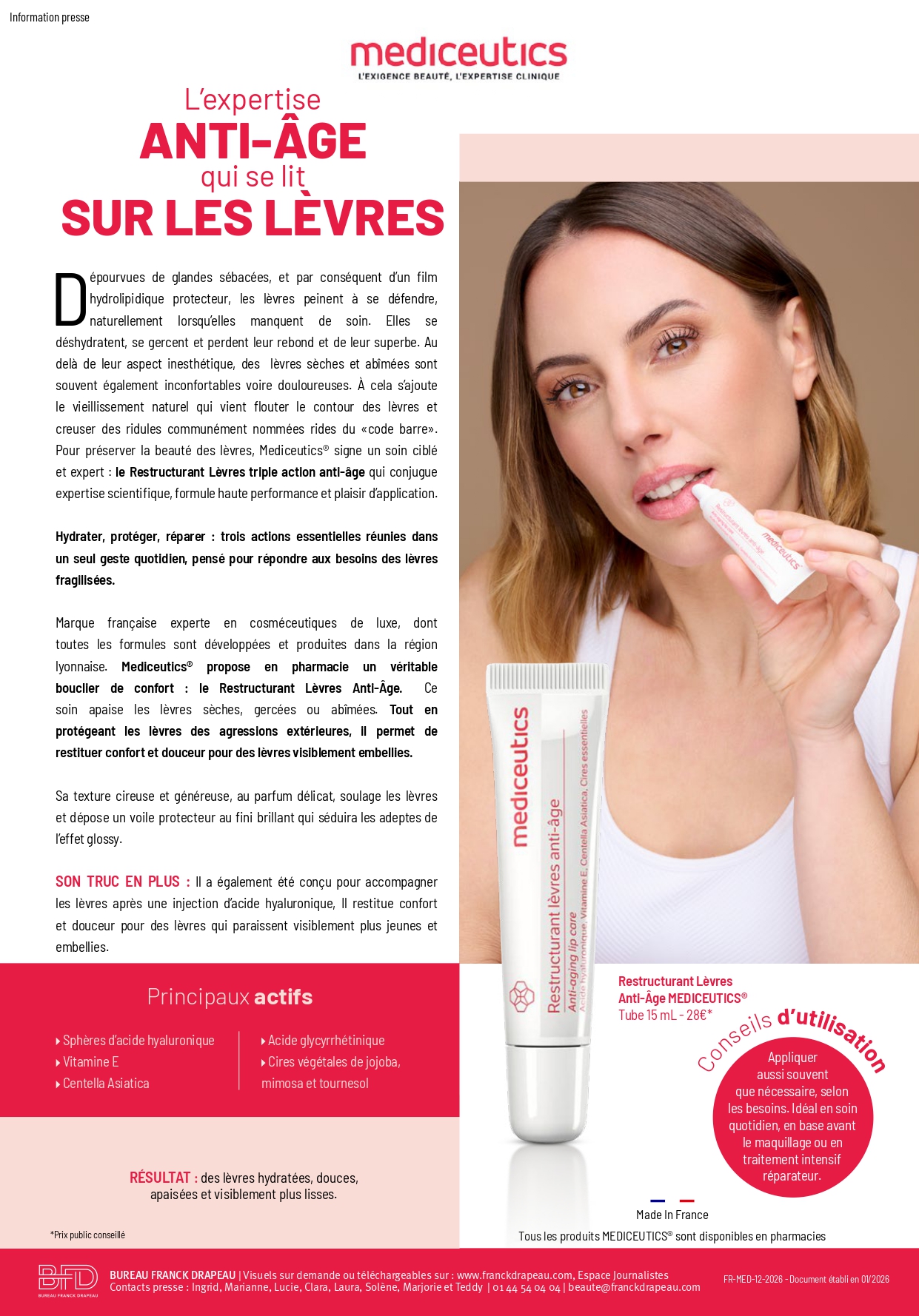 MEDICEUTICS | Restructurant lèvres