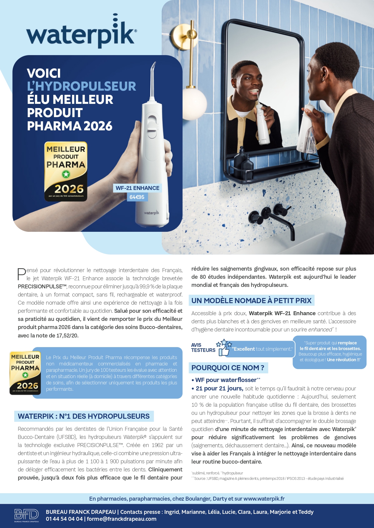 Waterpik – Elu Meilleur Produit Pharma