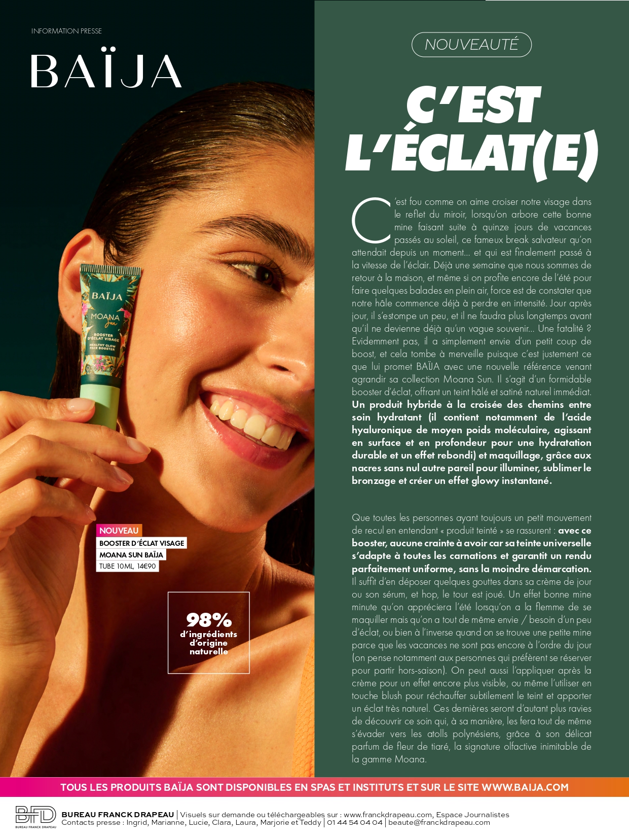 Baija | Booster d&rsquo;Eclat Visage