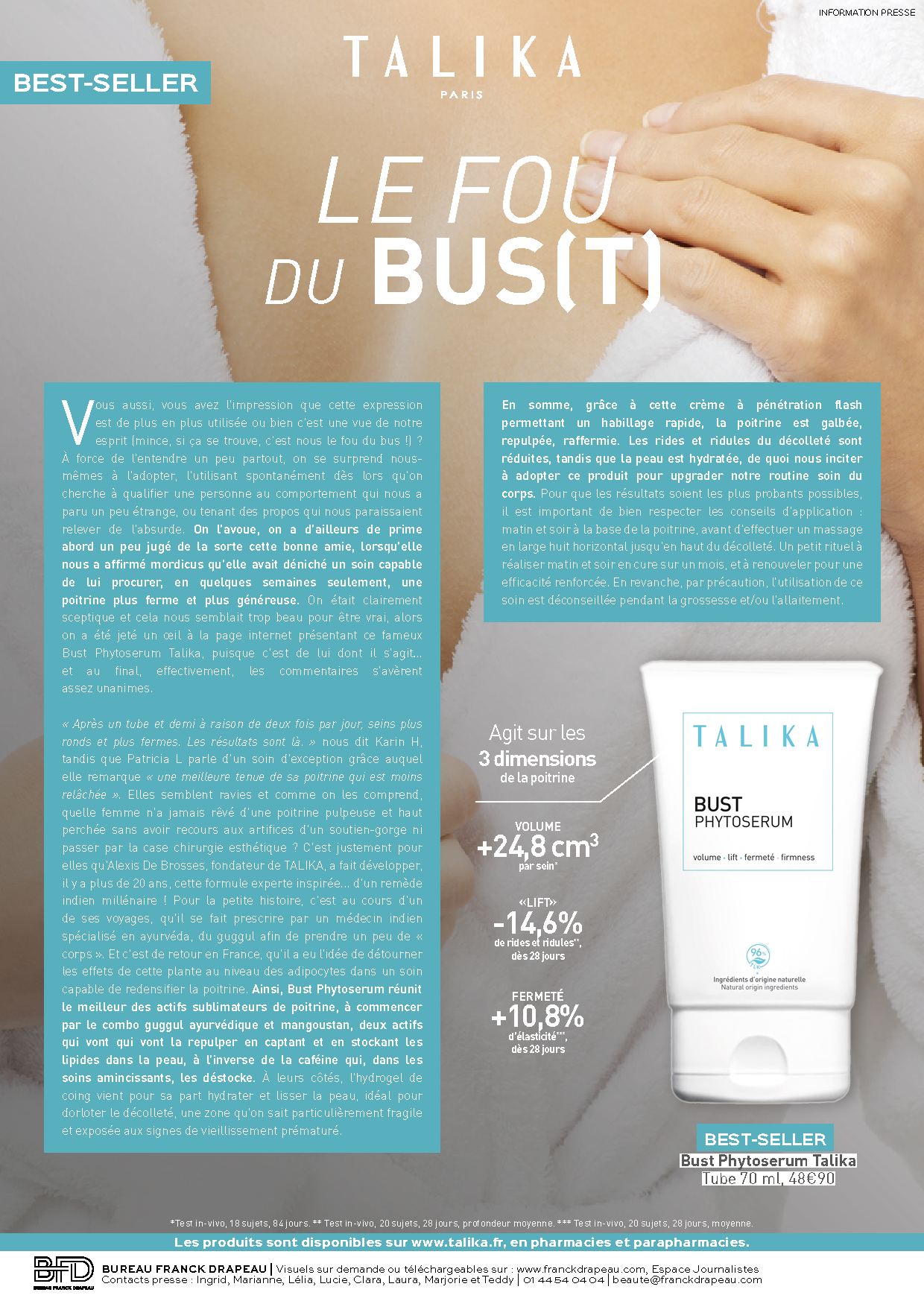 Talika | Bust Phytosérum