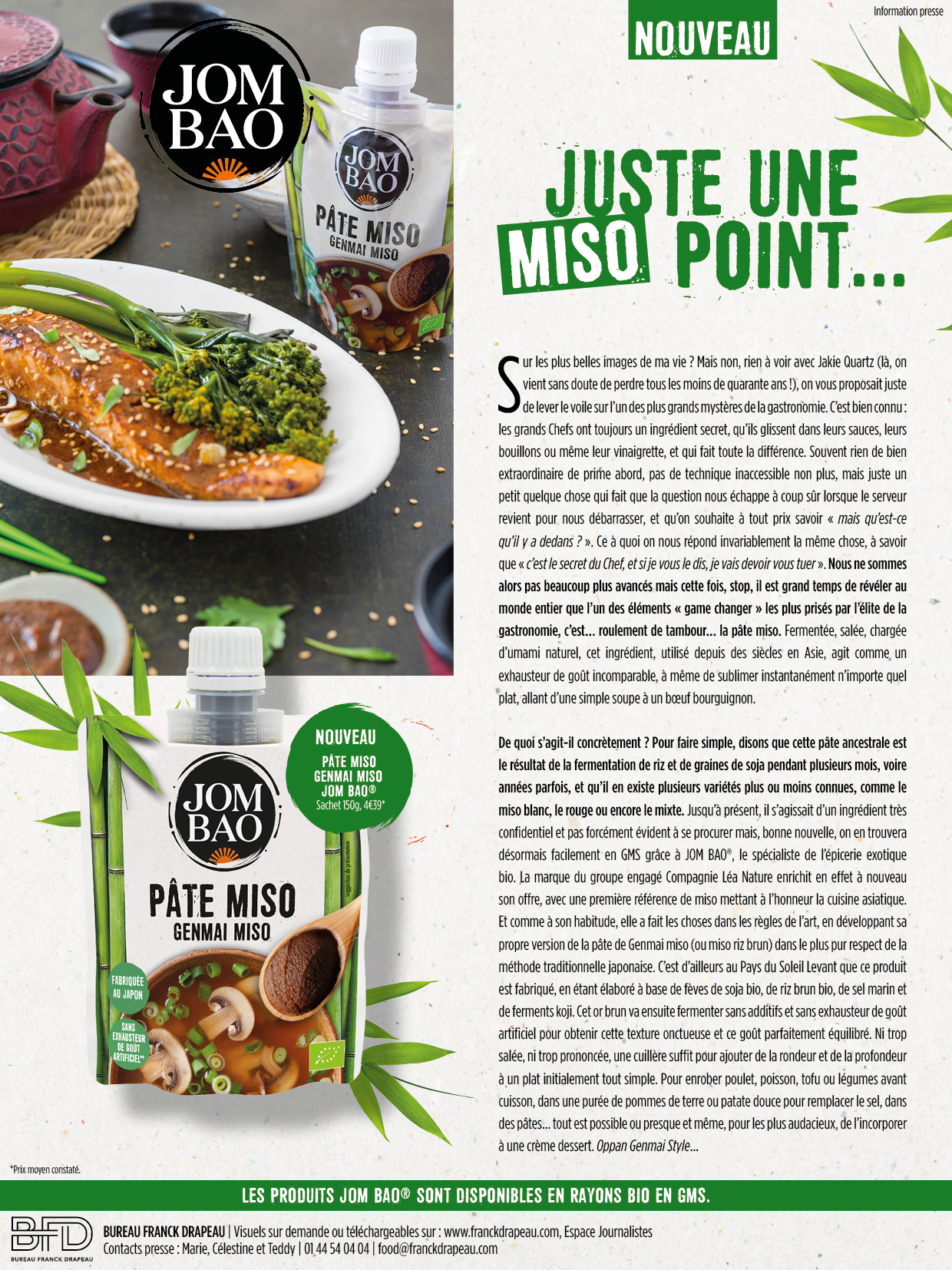 JOM BAO | Pâte Miso