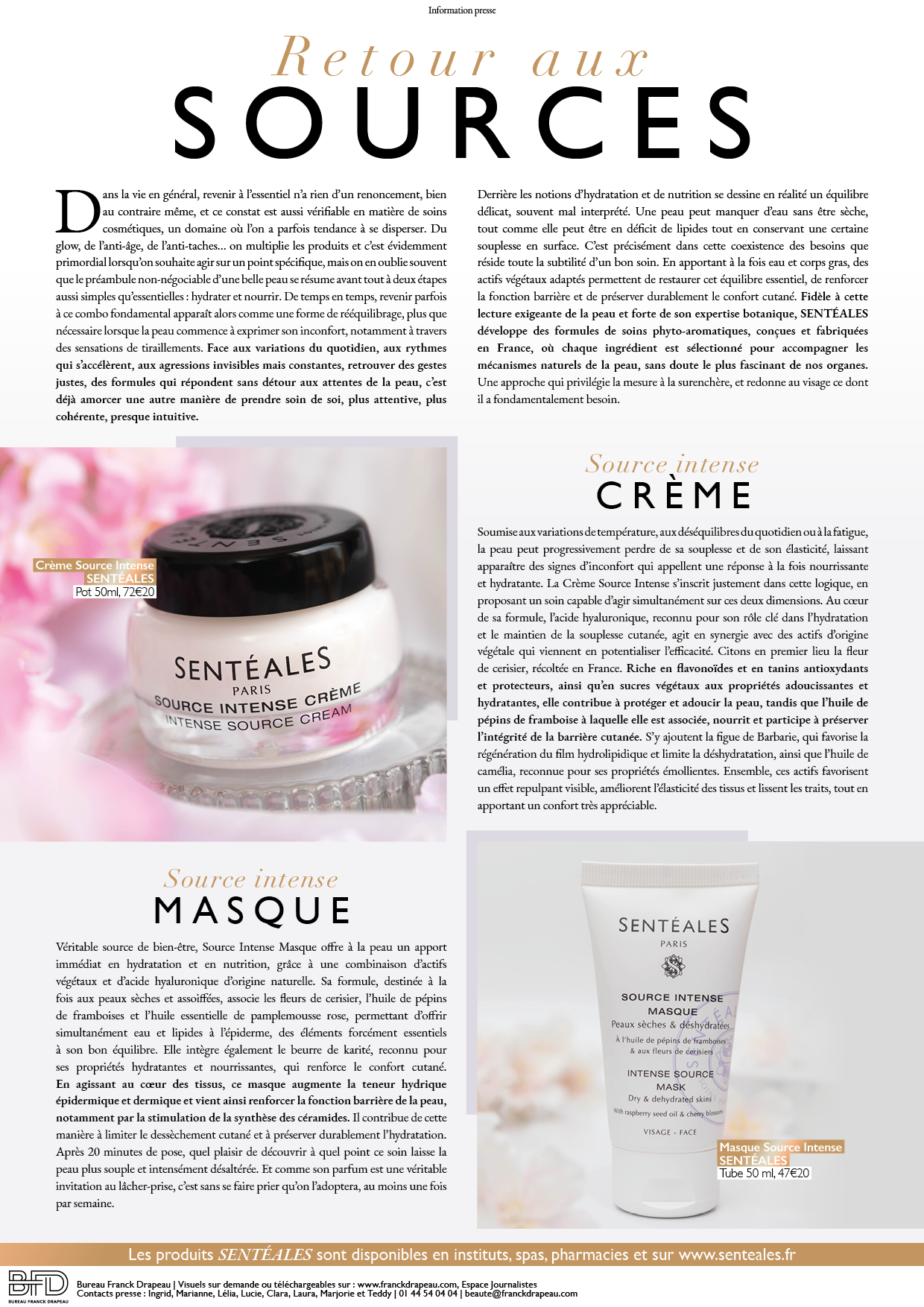 Sentéales | Gamme Source