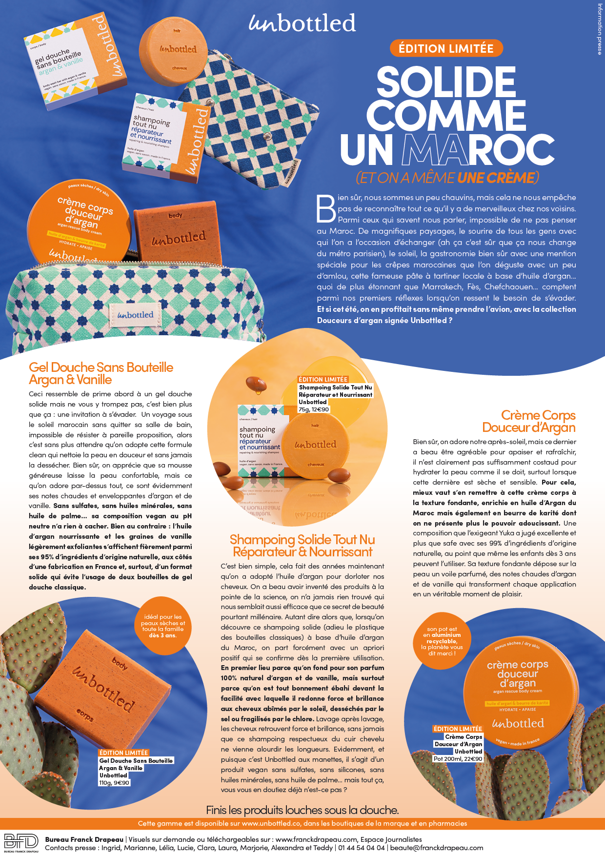 Unbottled | Collection limitée Douceurs d&rsquo;Argan